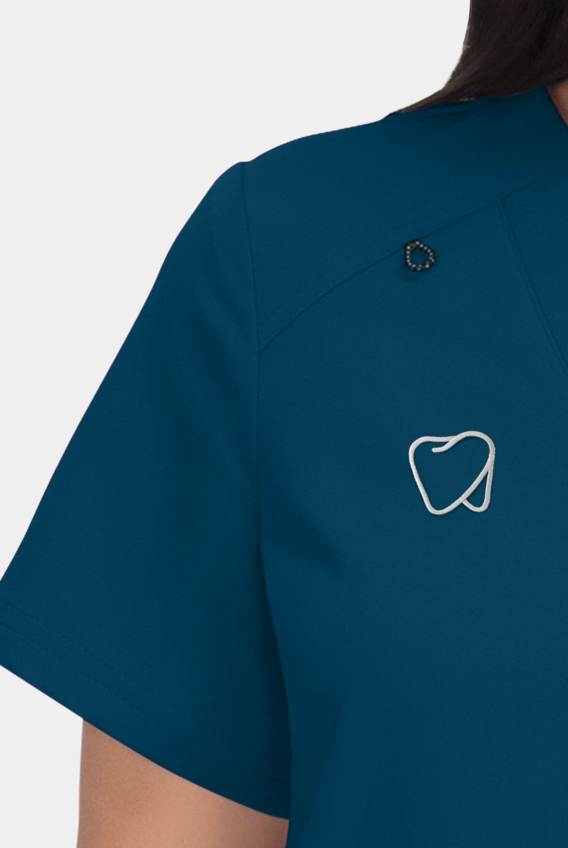 Agitation et passion broderie - Bleu Caraibes