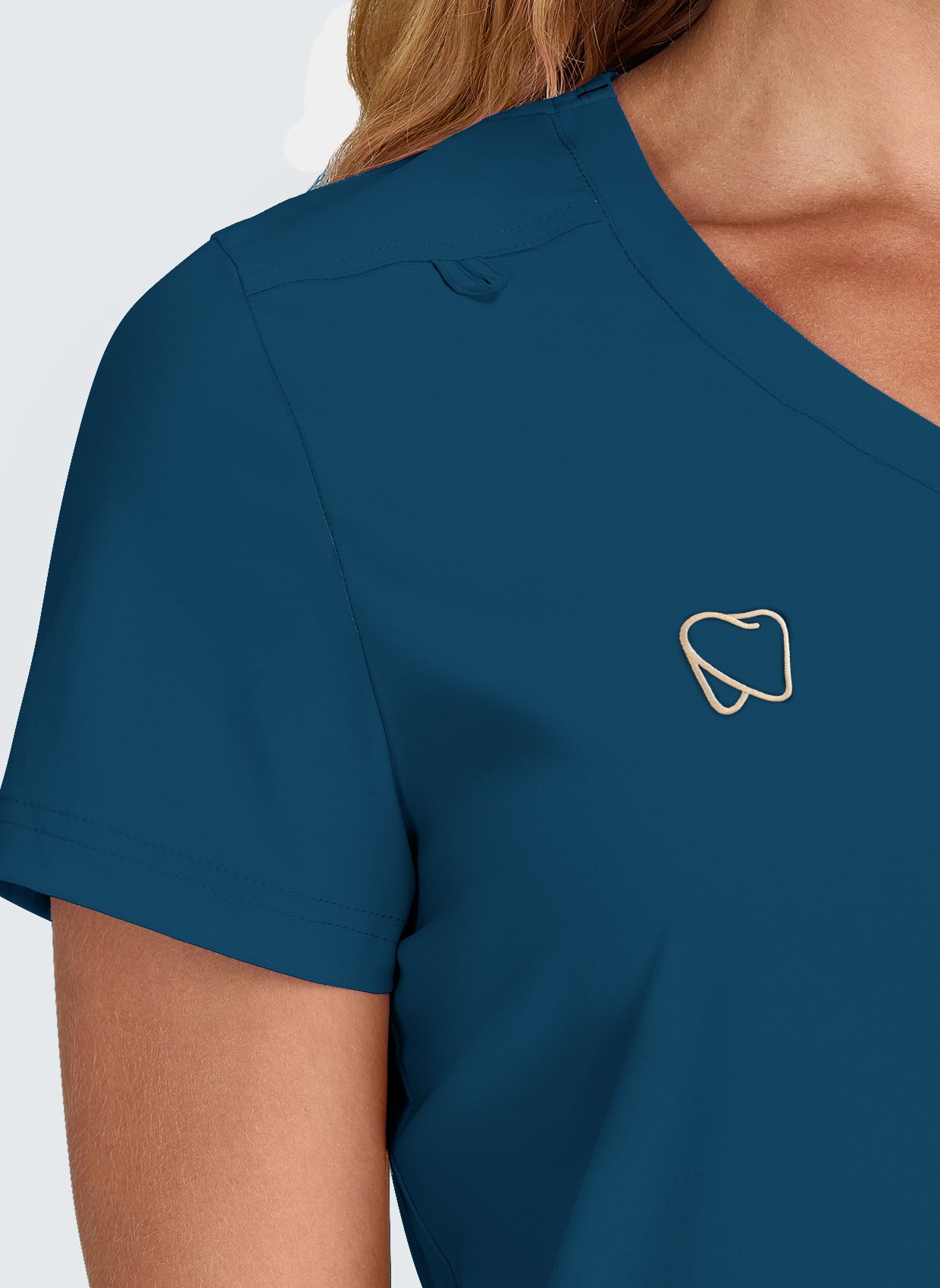 Broderie Becca - Bleu caraibes