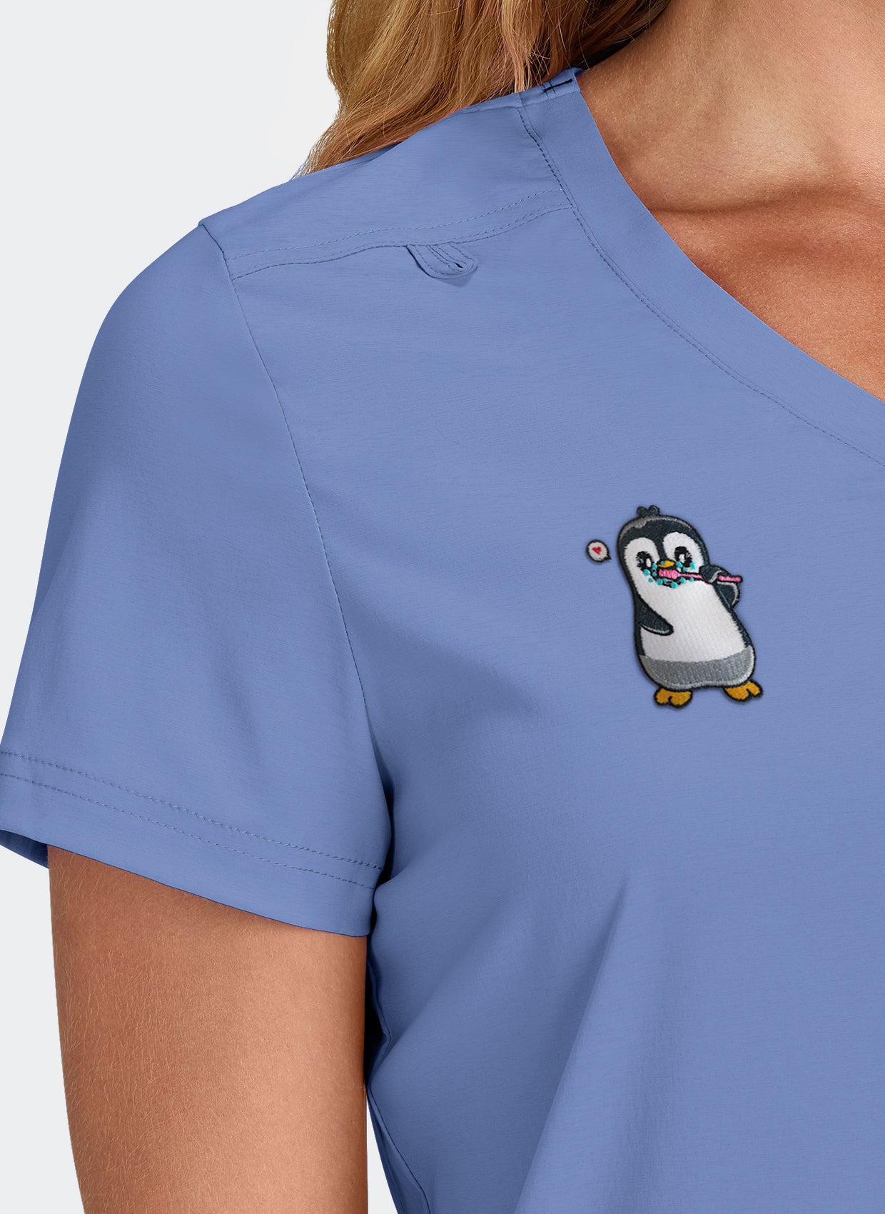 Broderie Becca - Bleu ciel