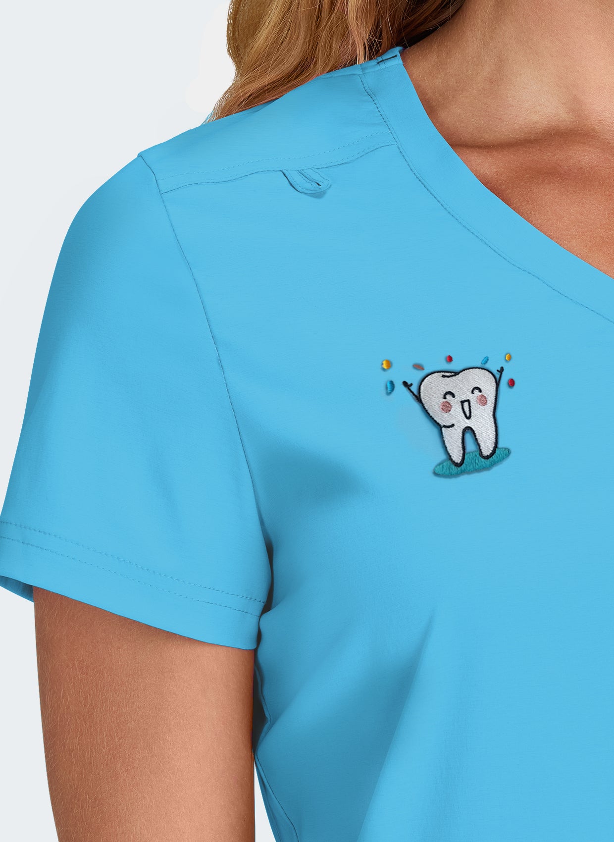 Broderie Becca - Bleu electrique