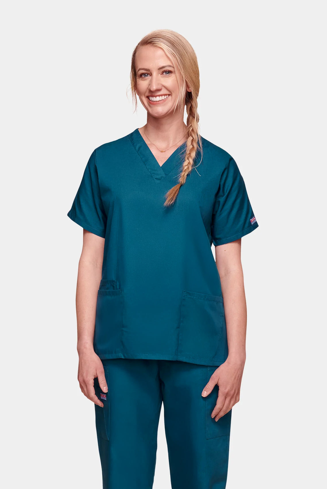 Blouse médicale unisexe Cherokee Originals Bleu Caraibes