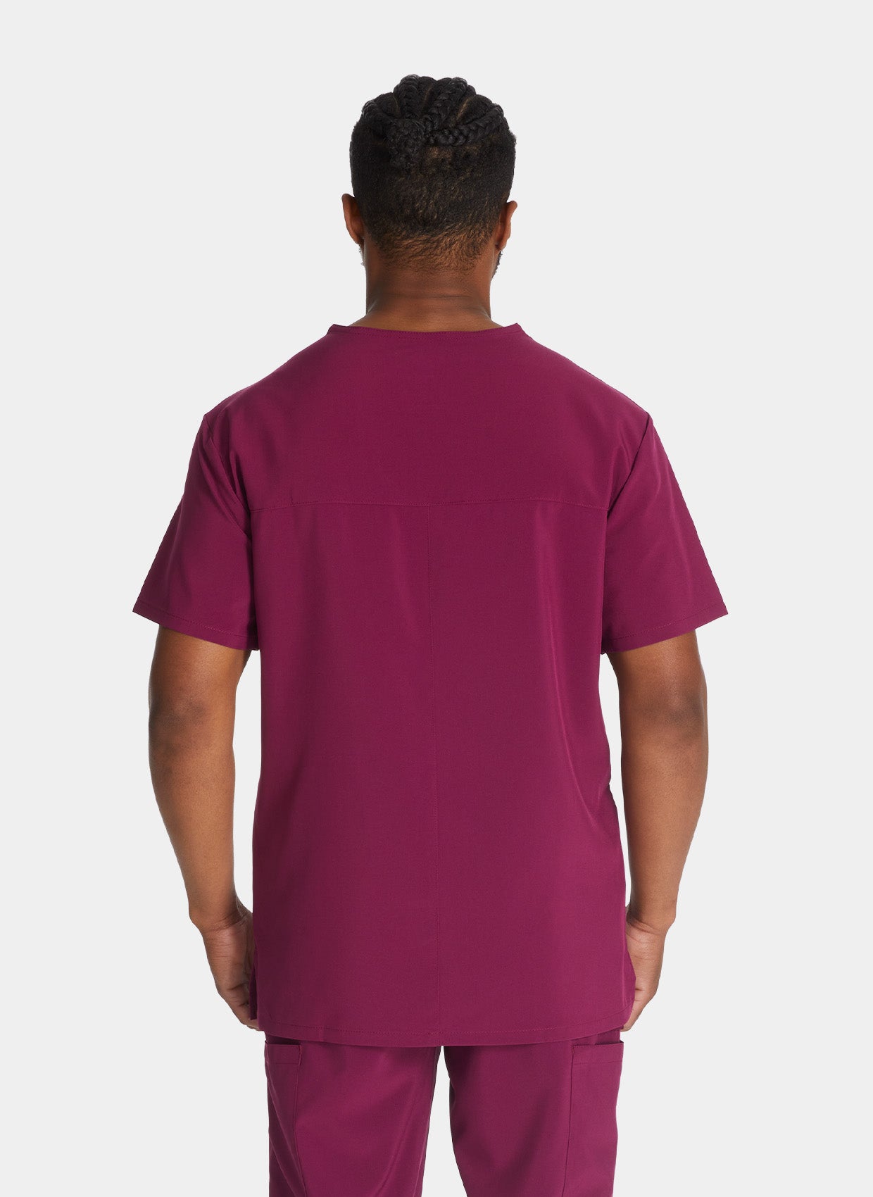 Blouse médicale Dickies EDS Essentiel Homme DKE645-Bordeaux-dos