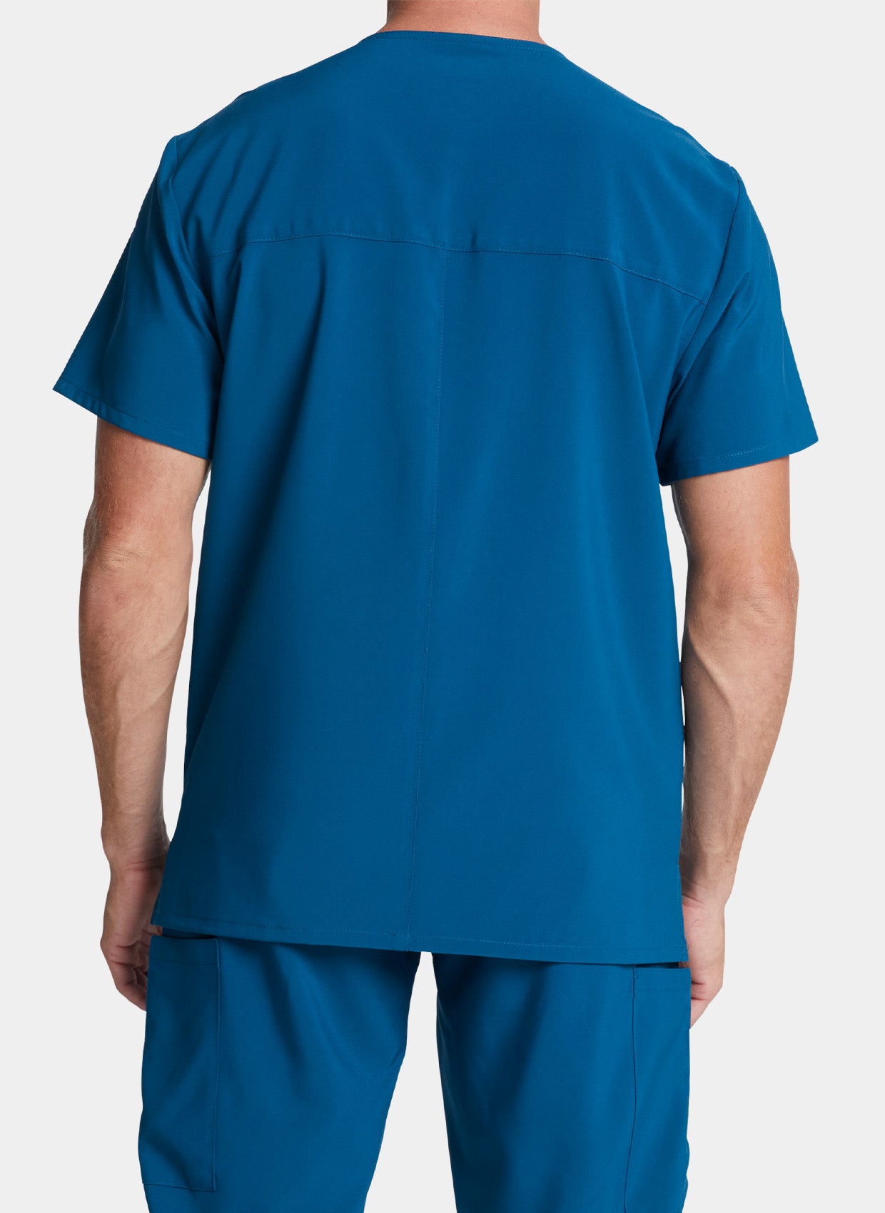 Blouse médicale Dickies EDS Essentiel Homme DKE645-bleu caraïbes dos