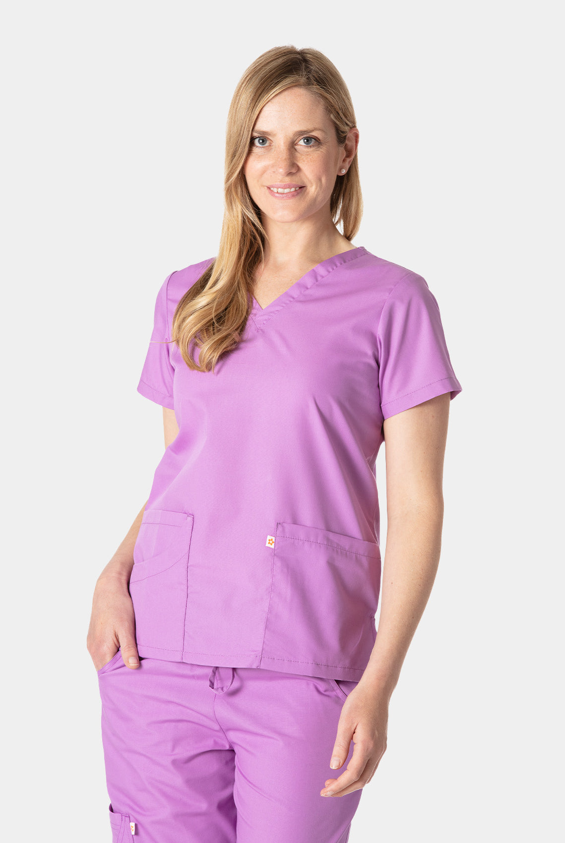 Blouse médicale femme HappyFit Lily - Lavender - 2