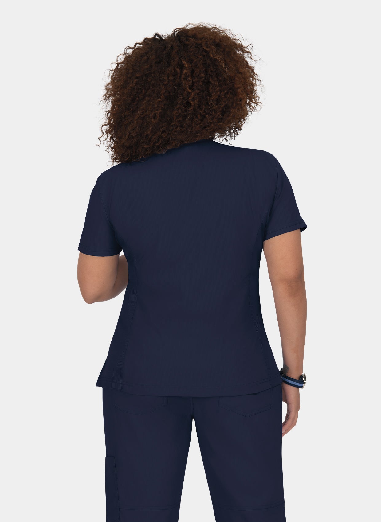 Blouse médicale femme Koi Lite Philosophie bleu marine dos