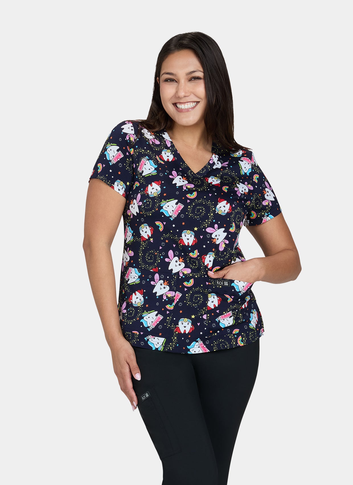 Blouse médicale Koi Basics Leslie - Fée des dents