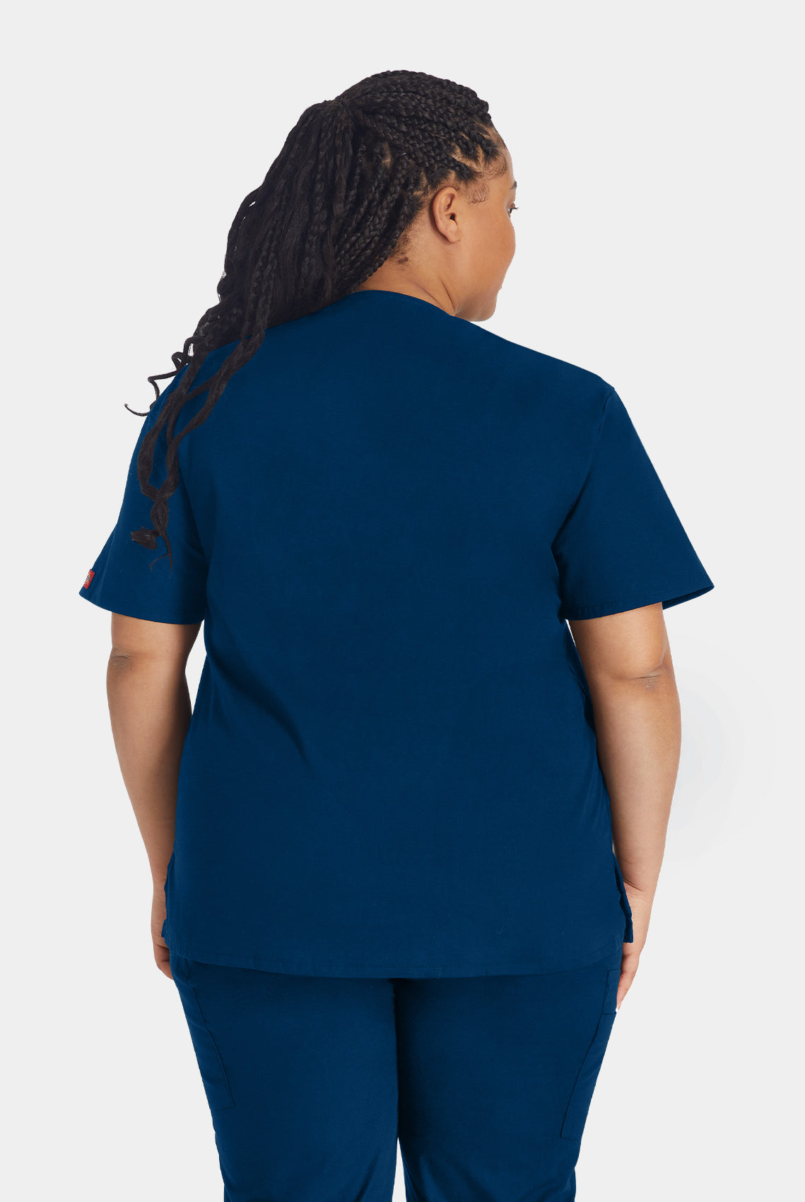 Blouse médicale femme Dickies EDS col en V bleu marine dos