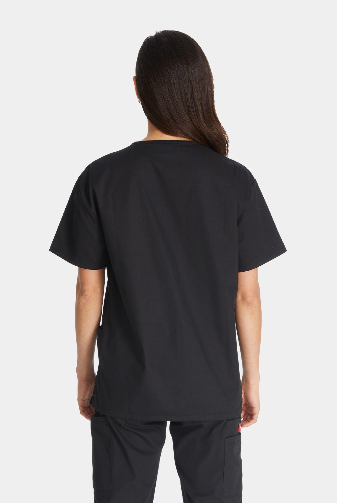 Blouse médicale femme Dickies EDS col en V noir dos