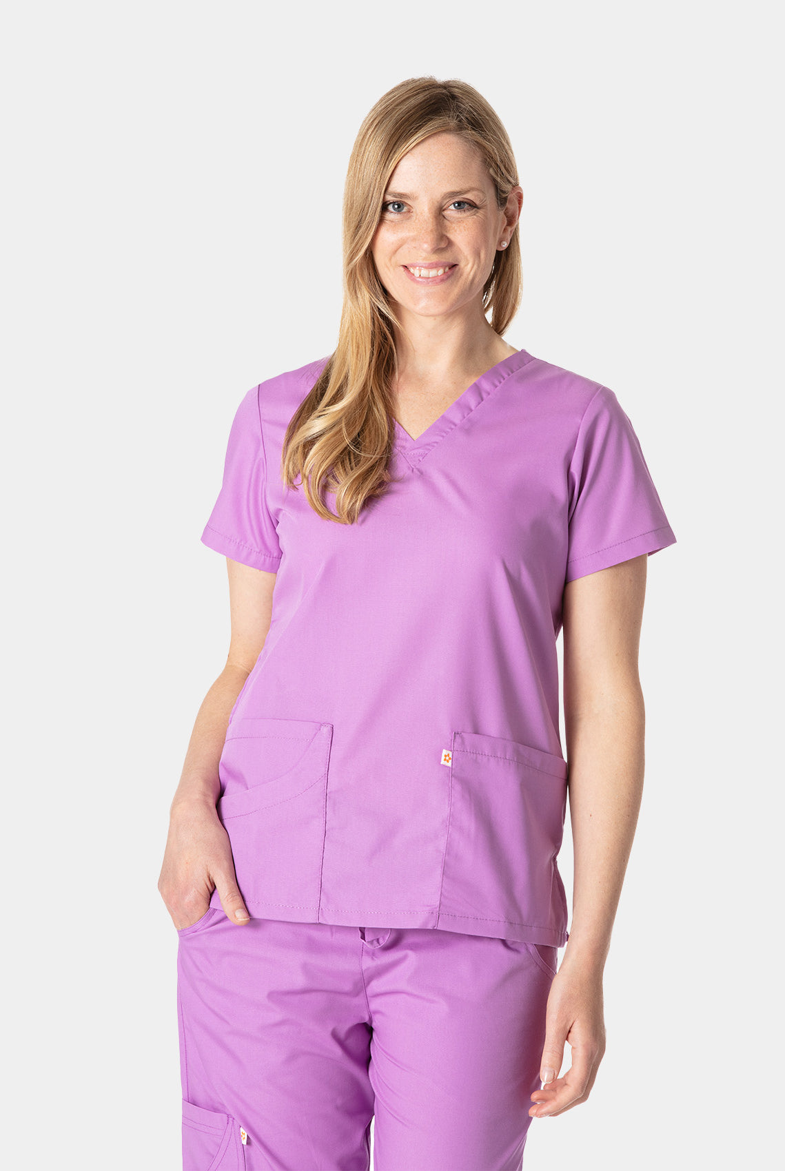 Blouse médicale femme HappyFit Lily Lavande