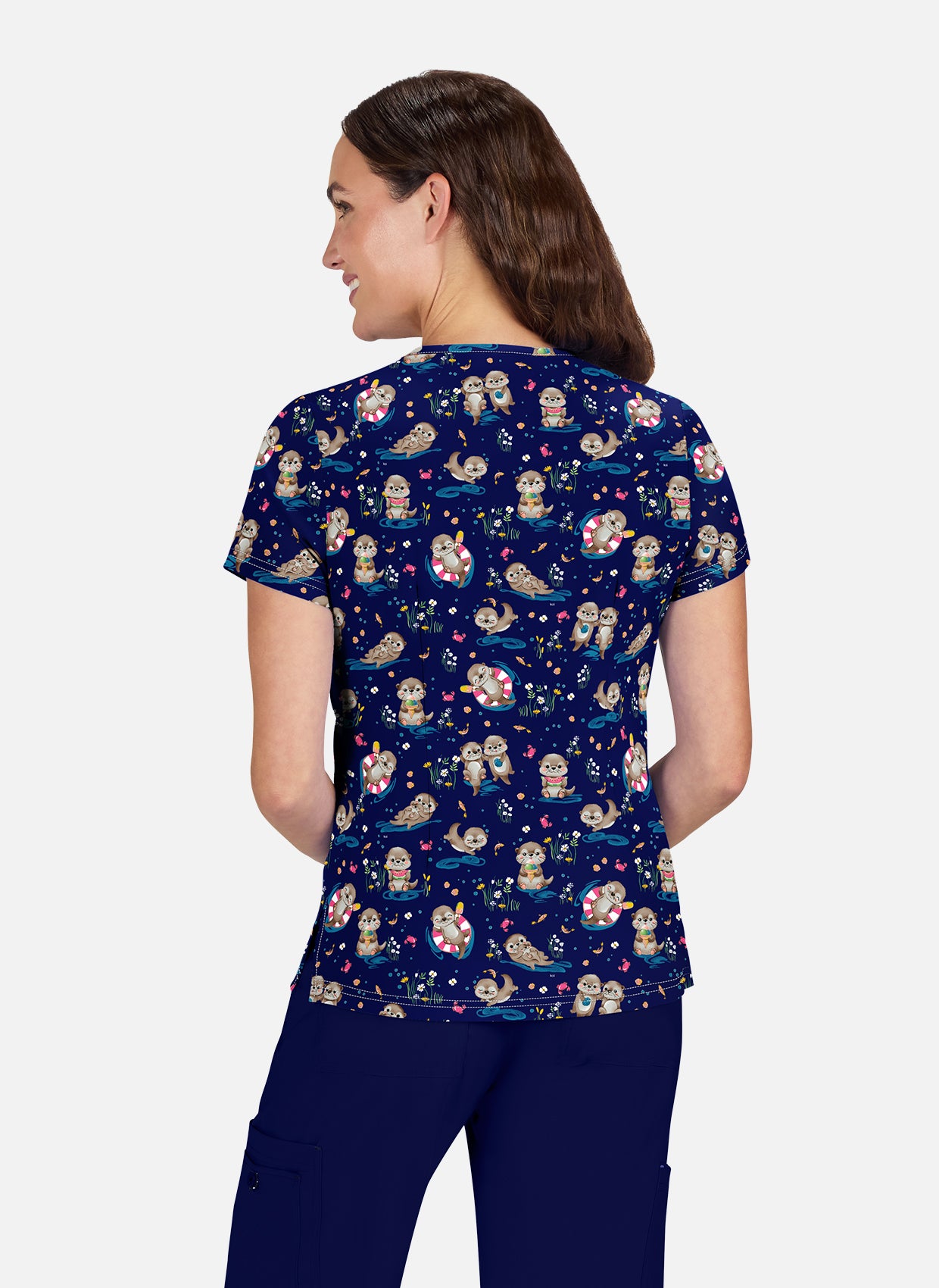 Blouse médicale Koi Basics Leslie - Loutres