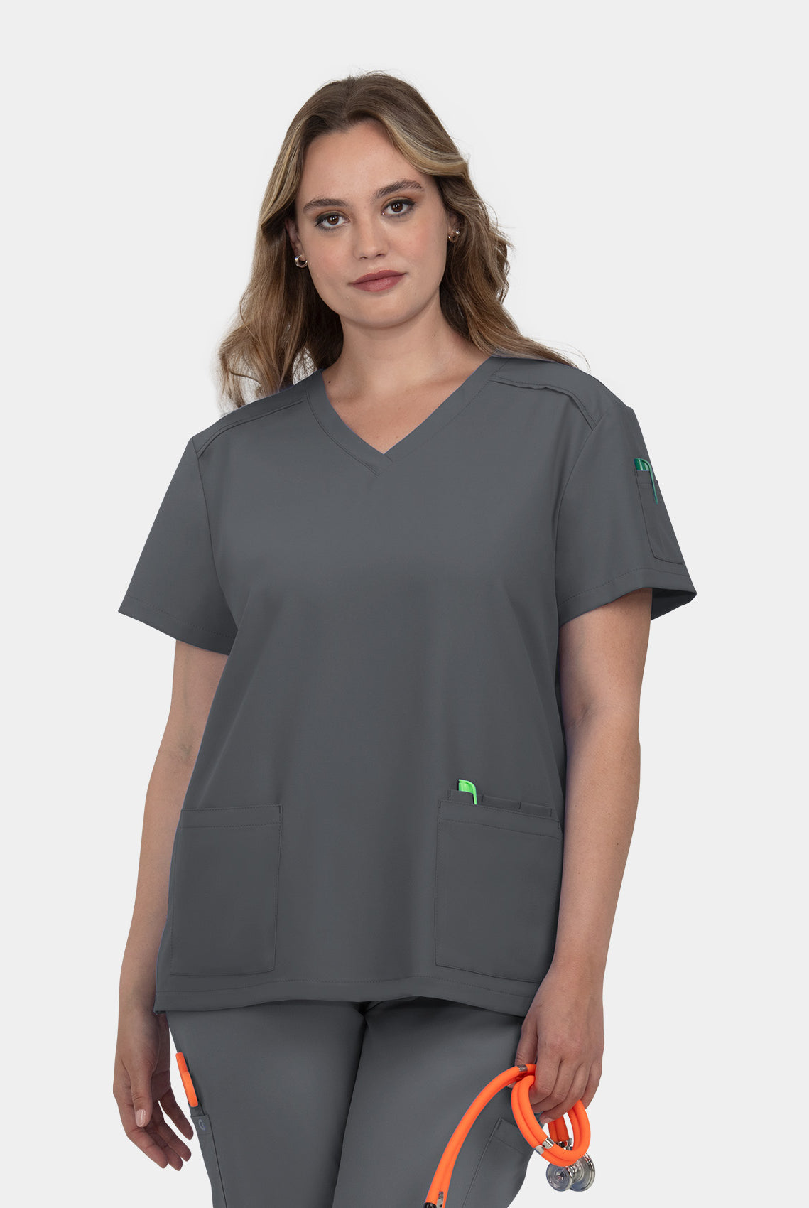 Blouse médicale femme Koi Cureology Cardi - Etain