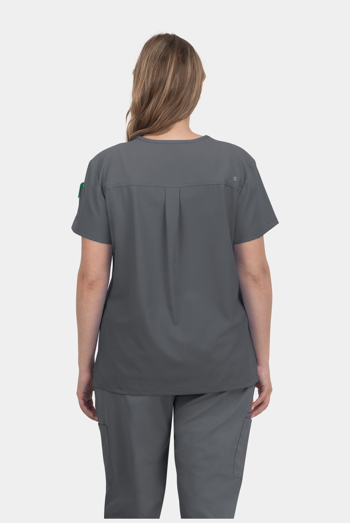 Blouse médicale femme Koi Cureology Cardi - Etain - dos