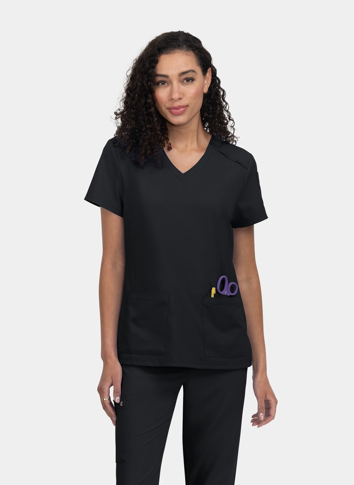 Blouse médicale femme Koi Cureology Cardi Noir