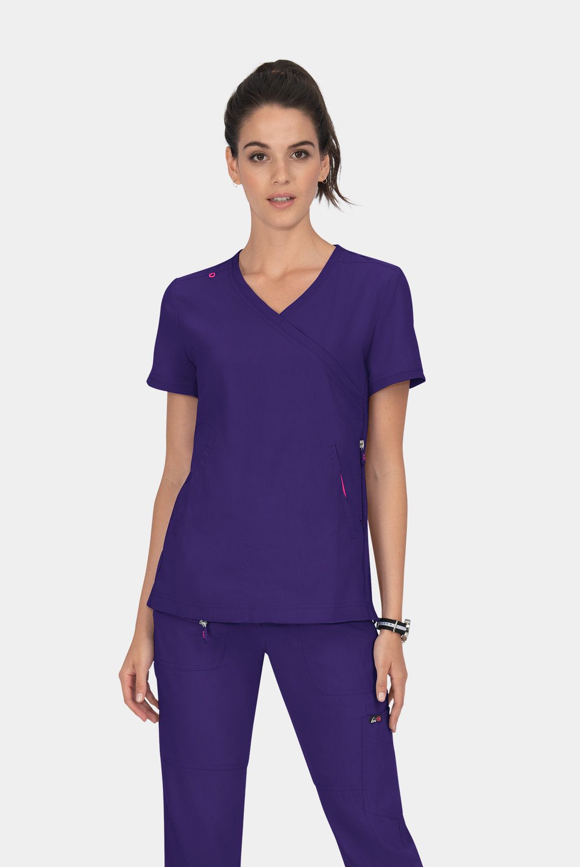 Blouse médicale femme Koi Lite Philosophie raisin