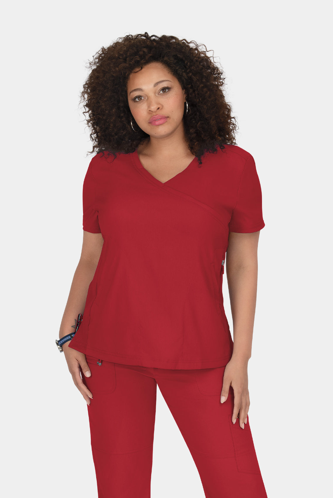 Blouse médicale femme Koi Lite Philosophie rubis