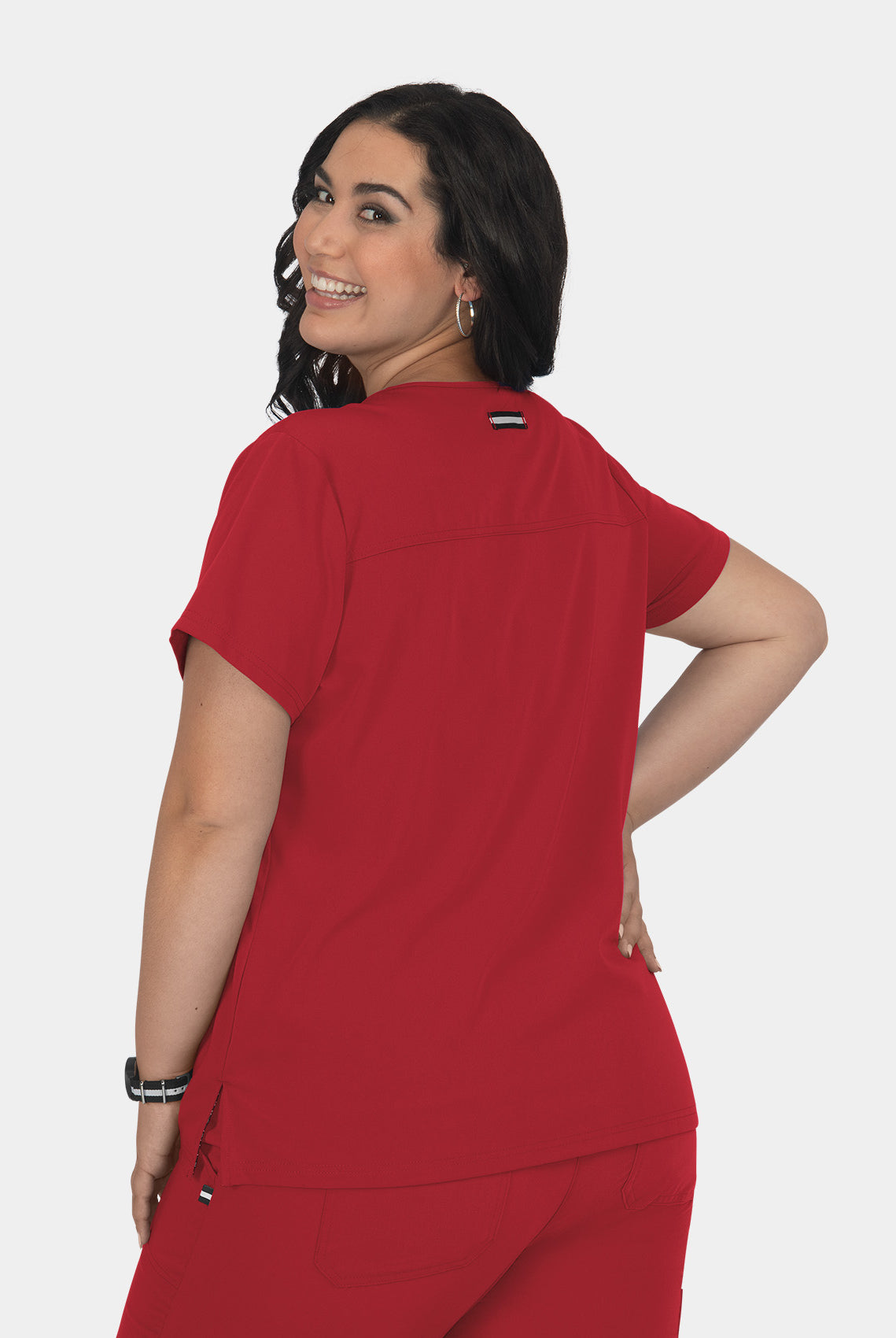 Blouse médicale femme Koi Next Gen Agitation et passion Rubis dos