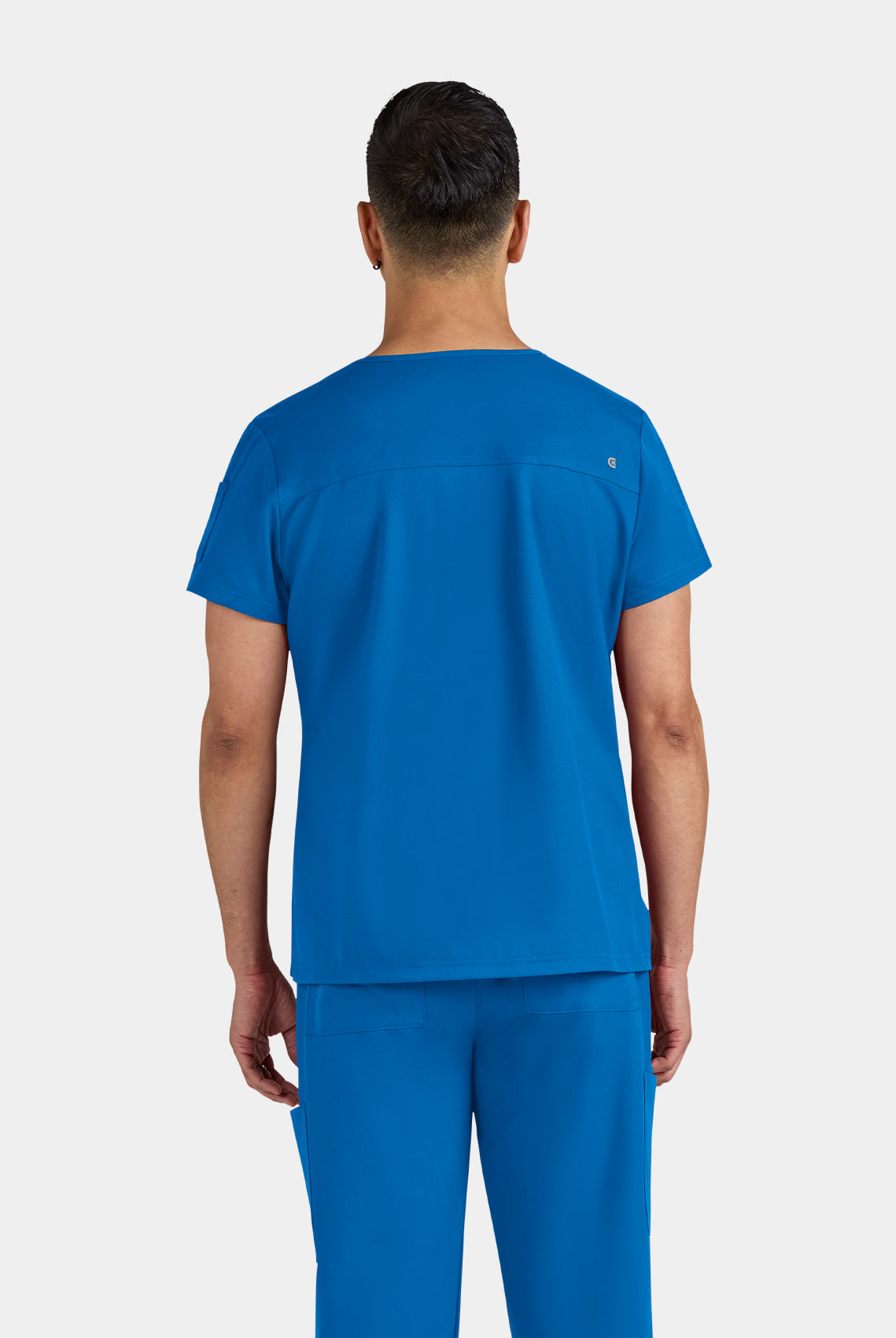 Blouse médicale homme koi Cureology Arthro - Bleu roi - dos