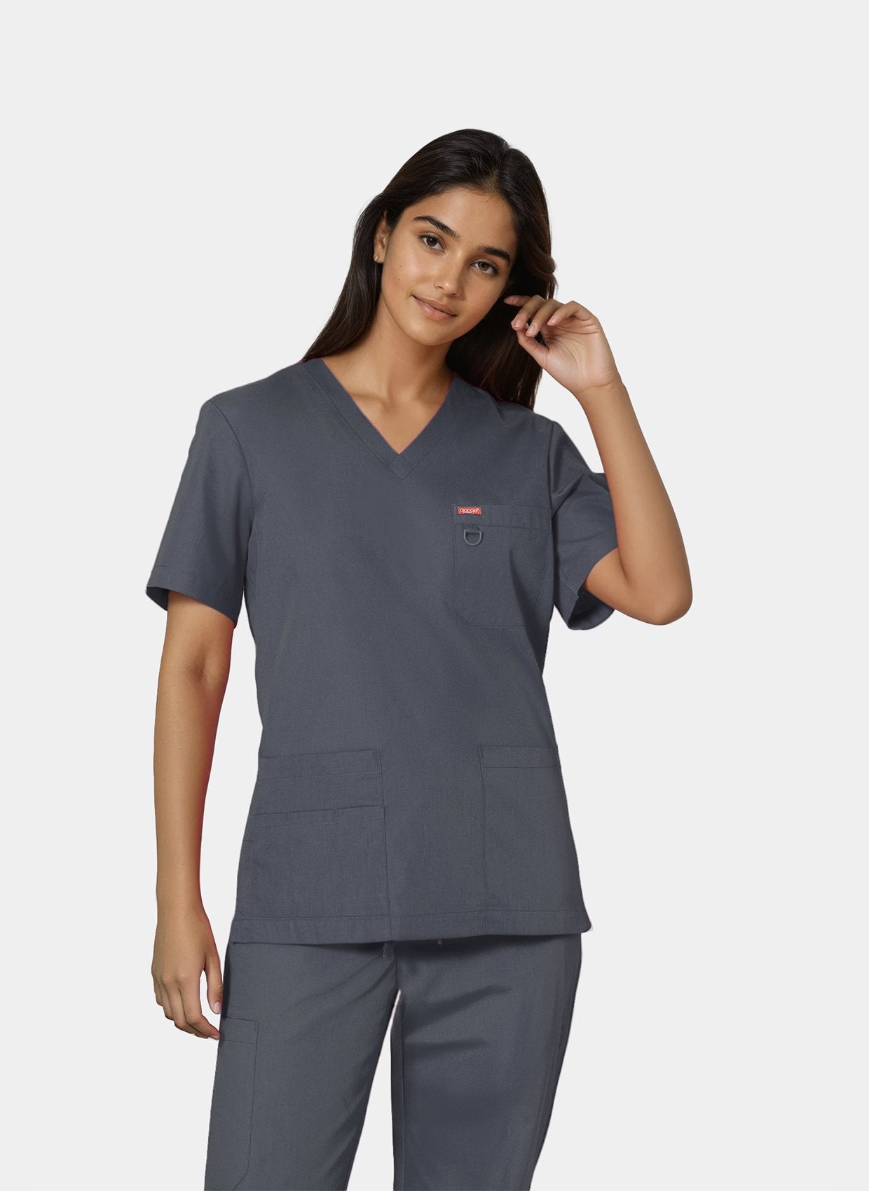 Blouse médicale unisexe Balboa - Anthracite