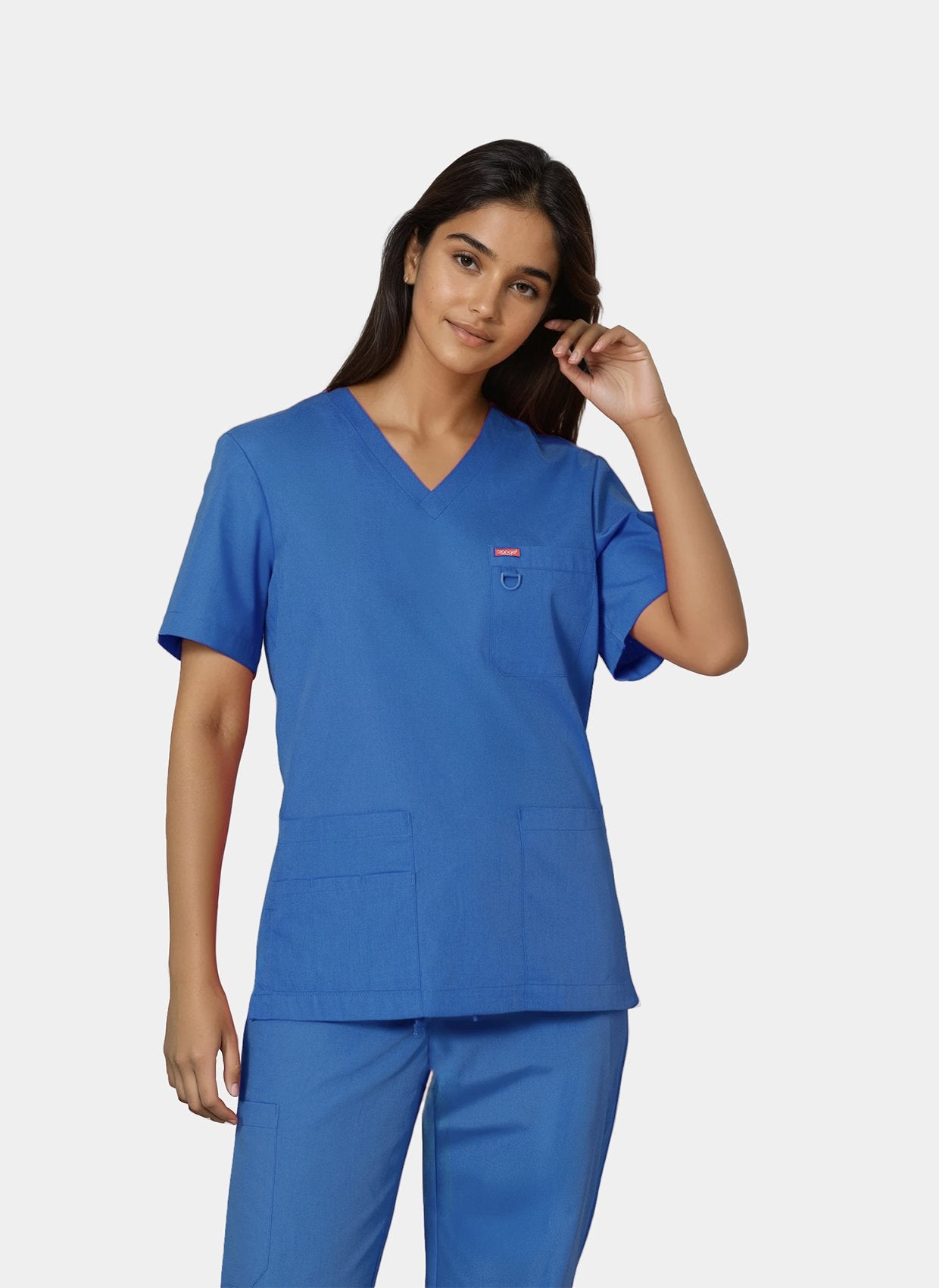 Blouse médicale unisexe Balboa - Bleu roi