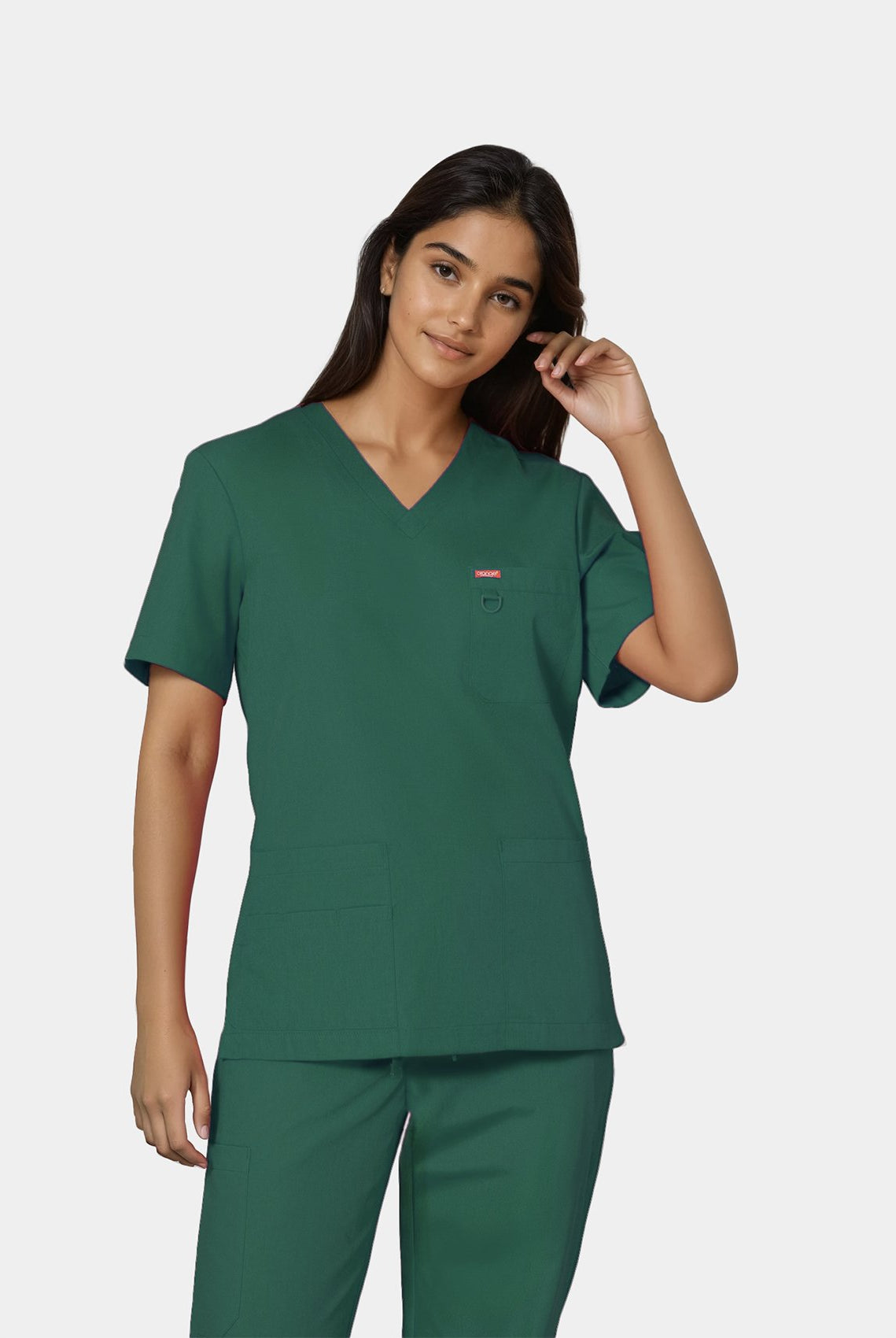 Blouse médicale unisexe Balboa – Vert forêt