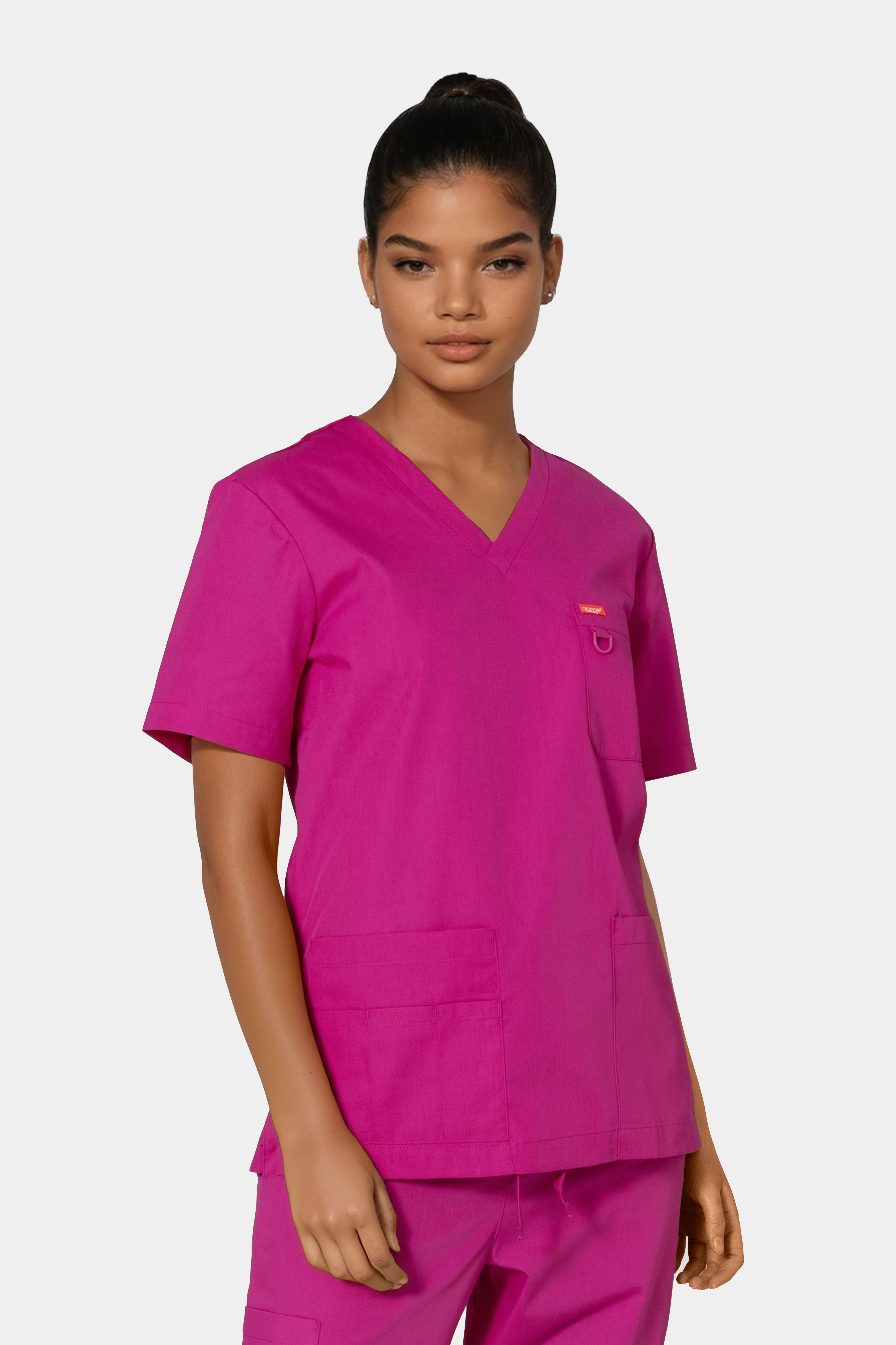 Blouse médicale unisexe Balboa Orange Standard - Fierce Fuchsia
