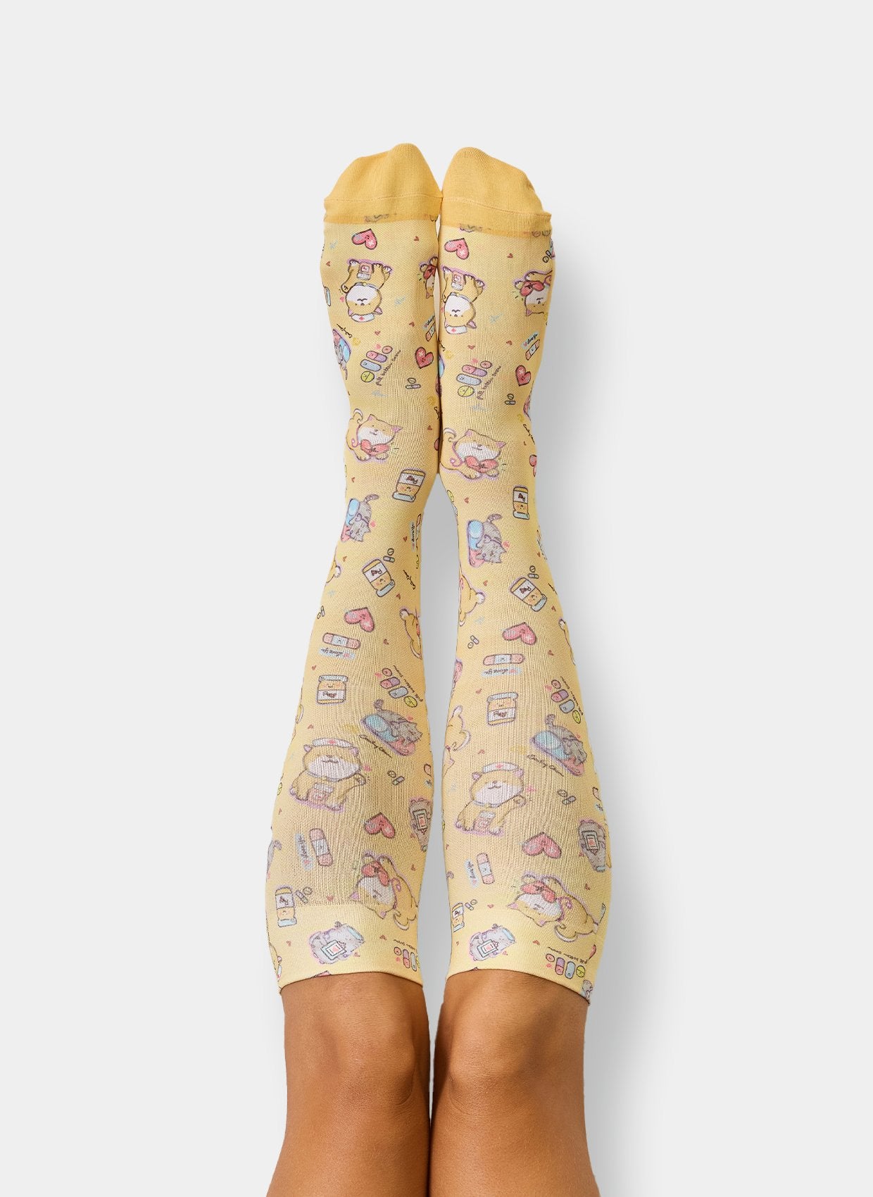 Chaussettes de compression avec motifs