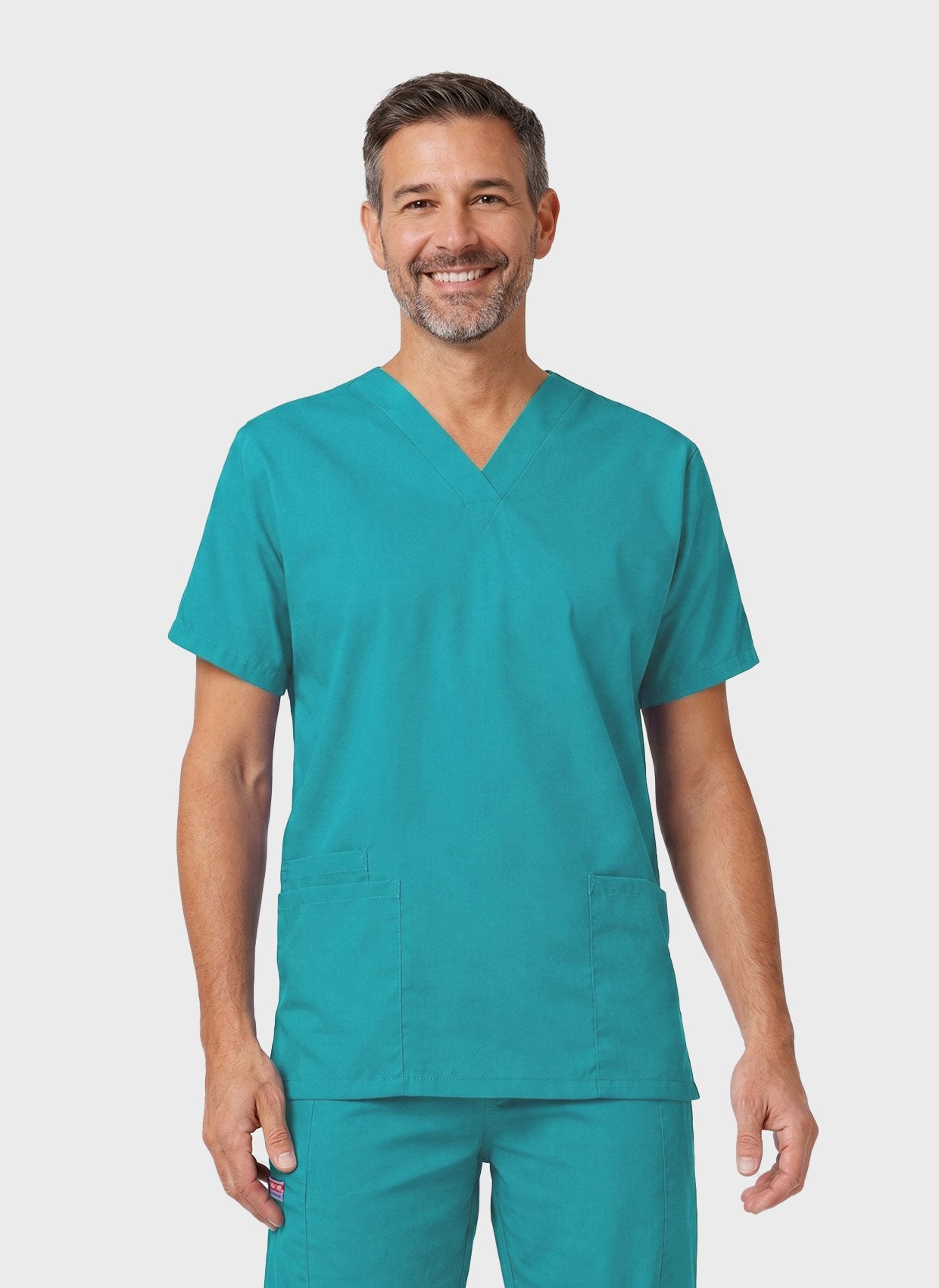 Blouse medicale cherokee origins bleu canard unisexe face