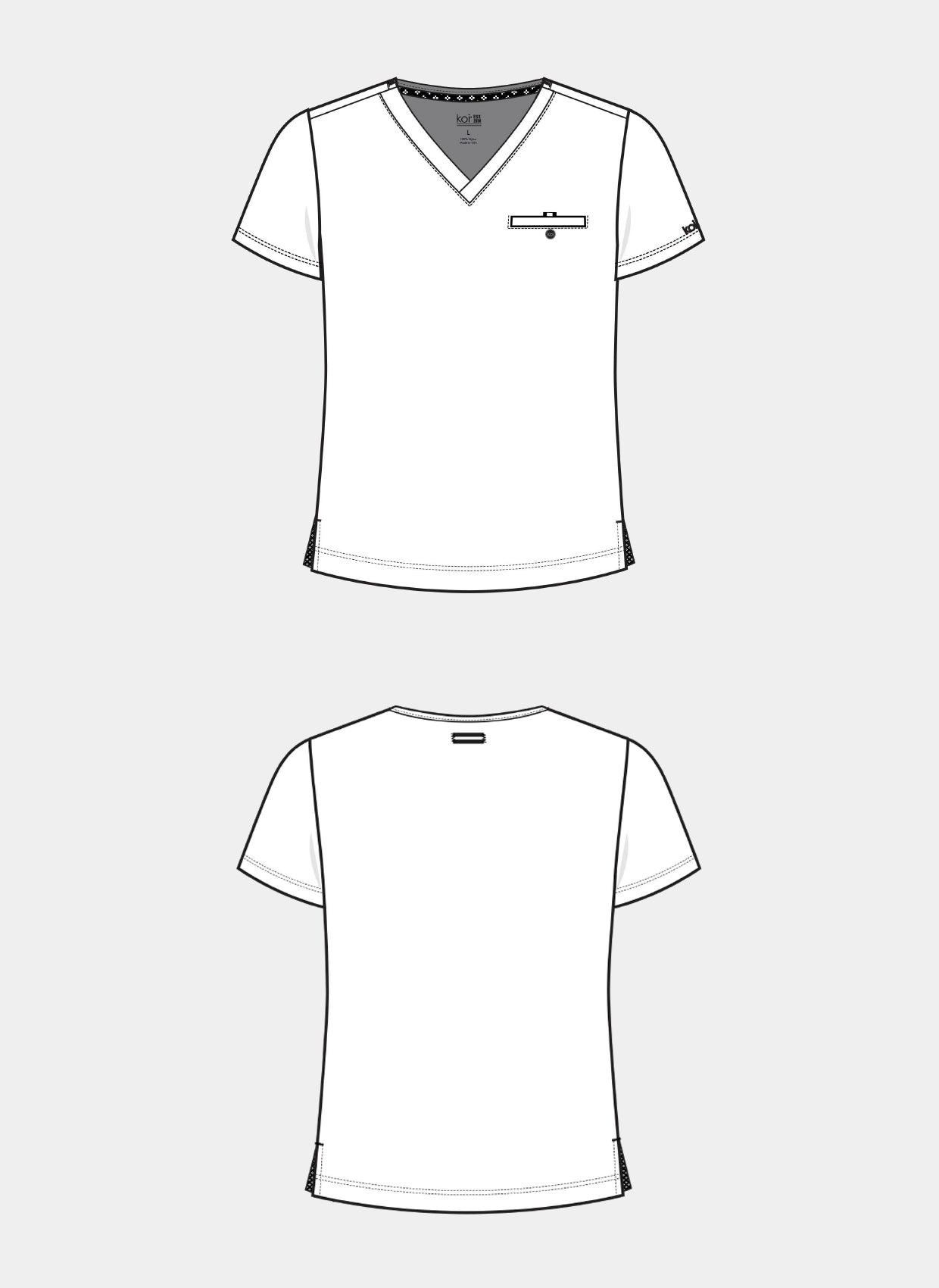 Maquette blouse médicale De Garde