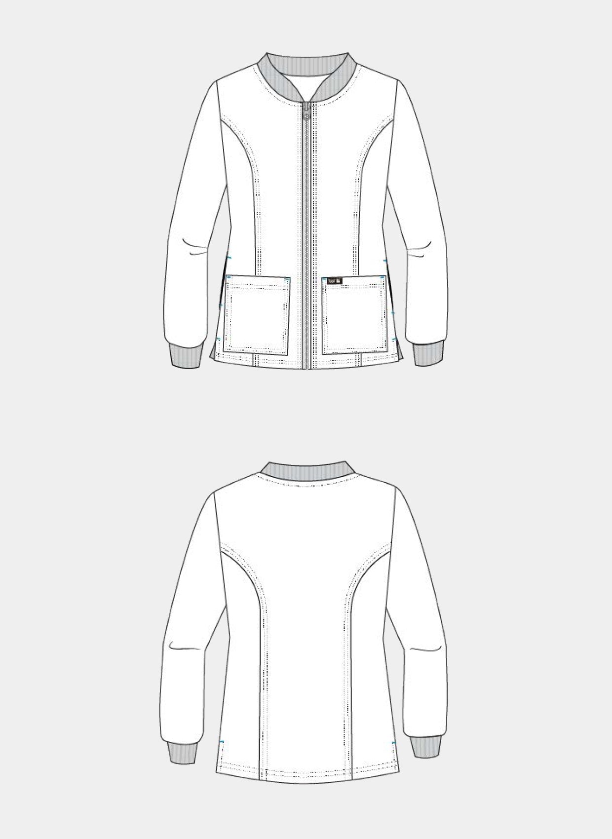 Maquette de la veste passe couloir Andrea