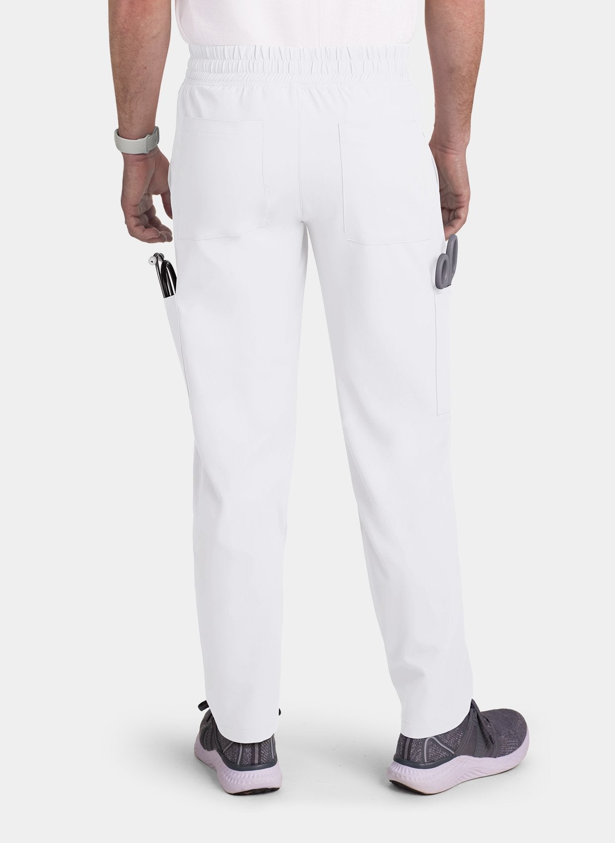 Pantalon médical blanc koi cureology arriere