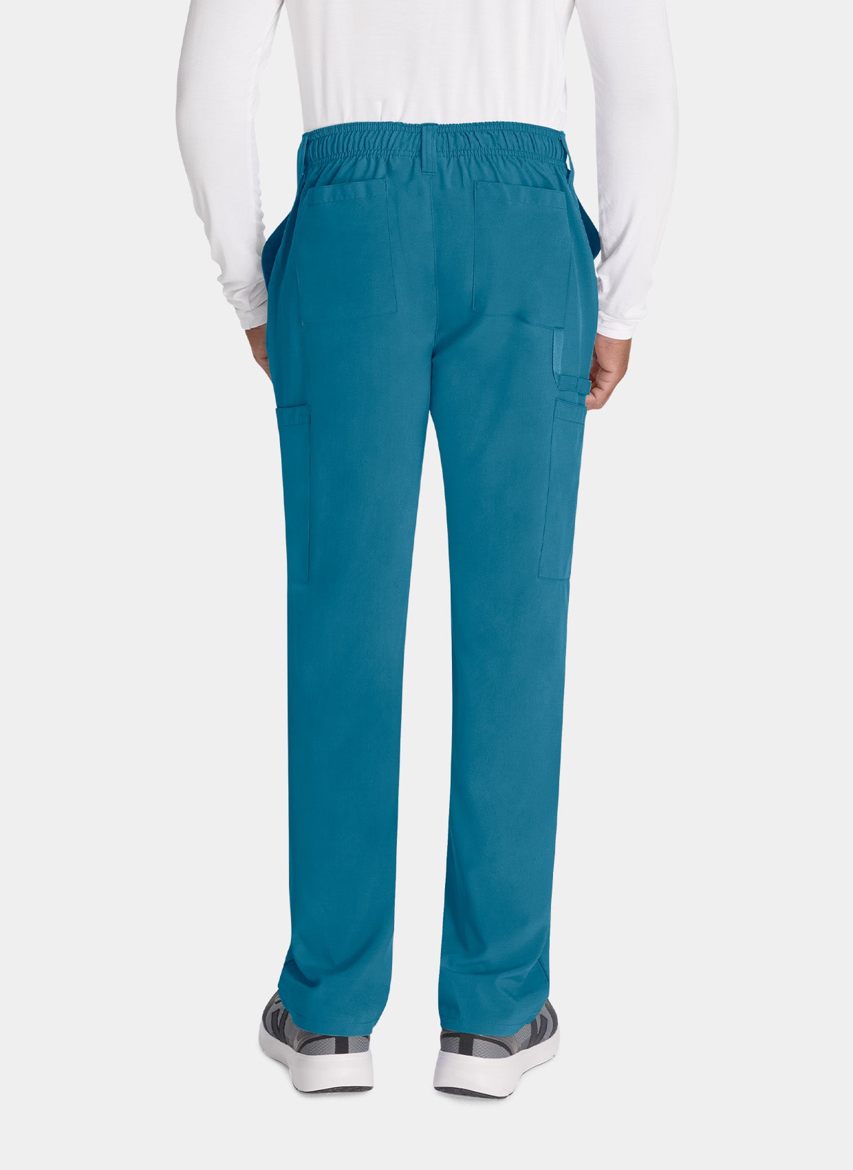 Pantalon médical Dickies EDS Essentials Homme DKE015-Bleu-Caraïbes-Dos