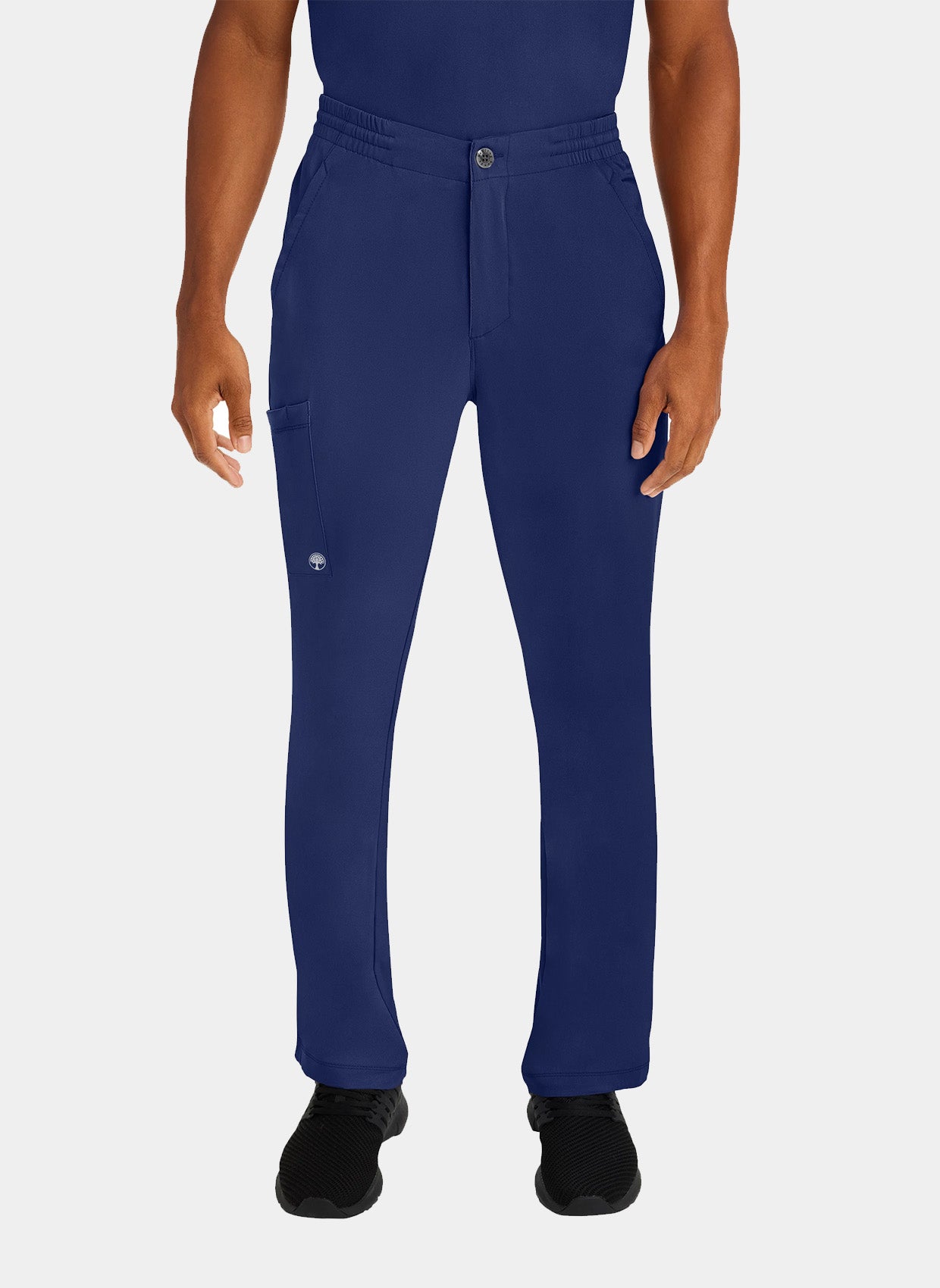 homme portant un pantalon médical Healing Hands Ryan bleue marine