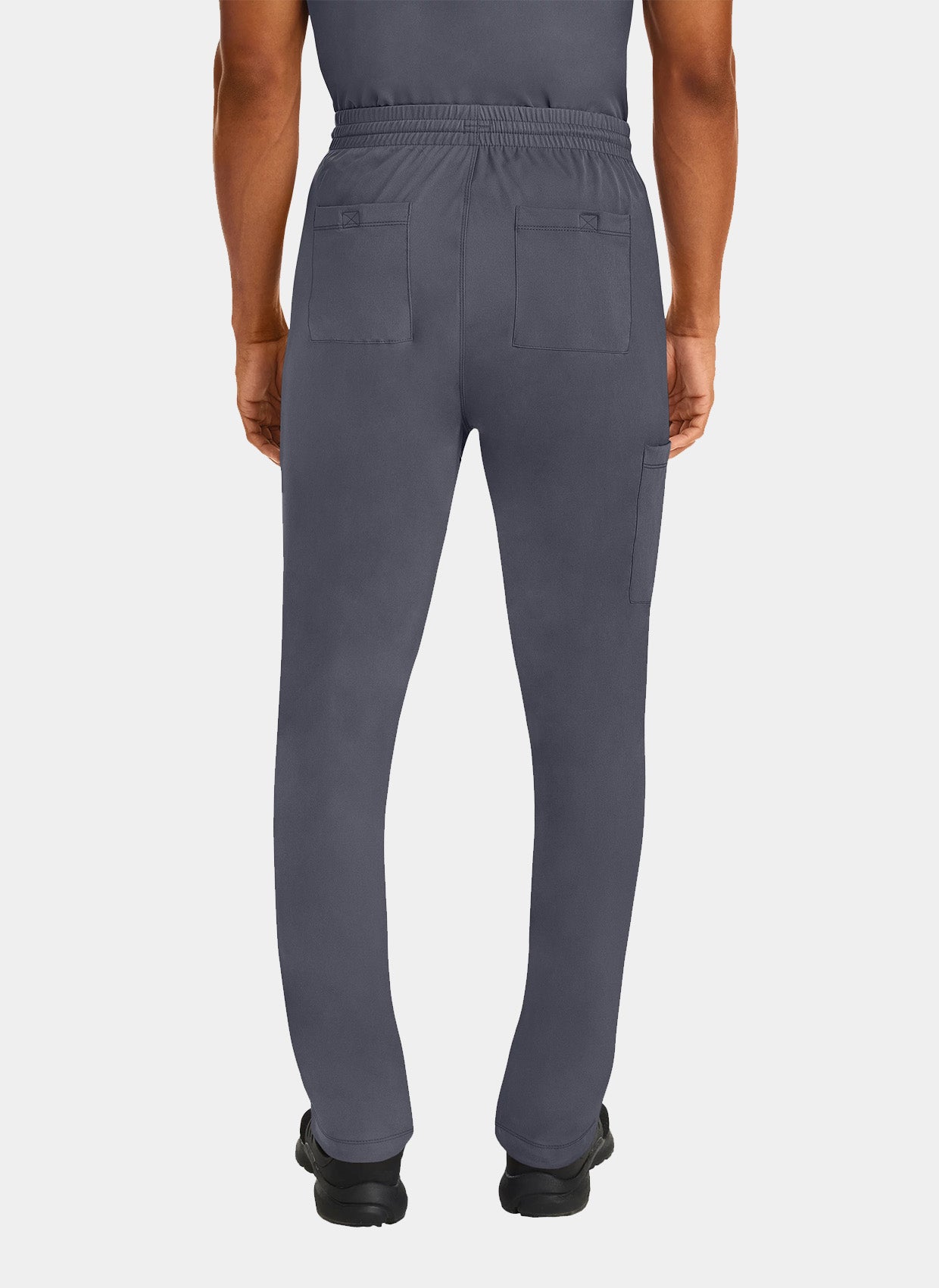 homme de dos portant un pantalon médical Healing Hands Ryan Étain