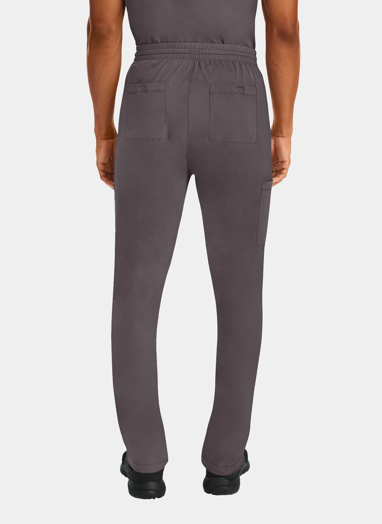 homme de dos portant un pantalon médical Healing Hands Ryan Étain