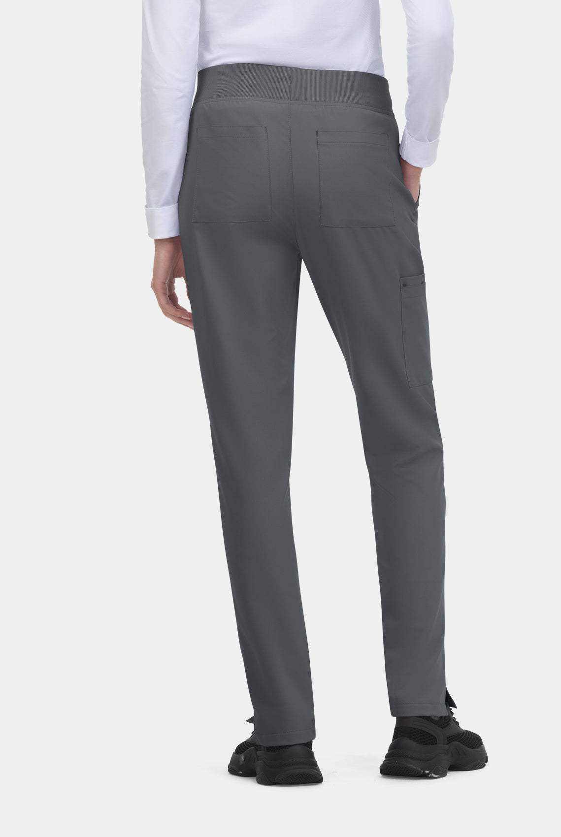 Pantalon médical femme Koi Cureology Atria - Étain - dos