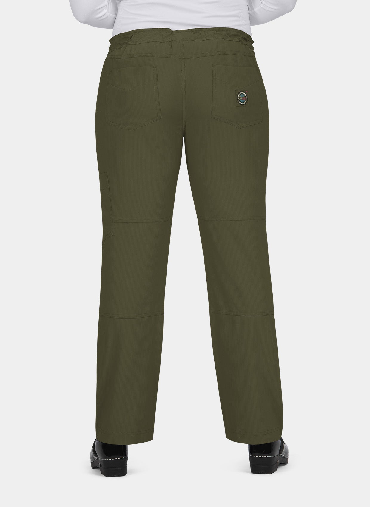 Pantalon médical femme Koi Lite Paix - Olive - dos