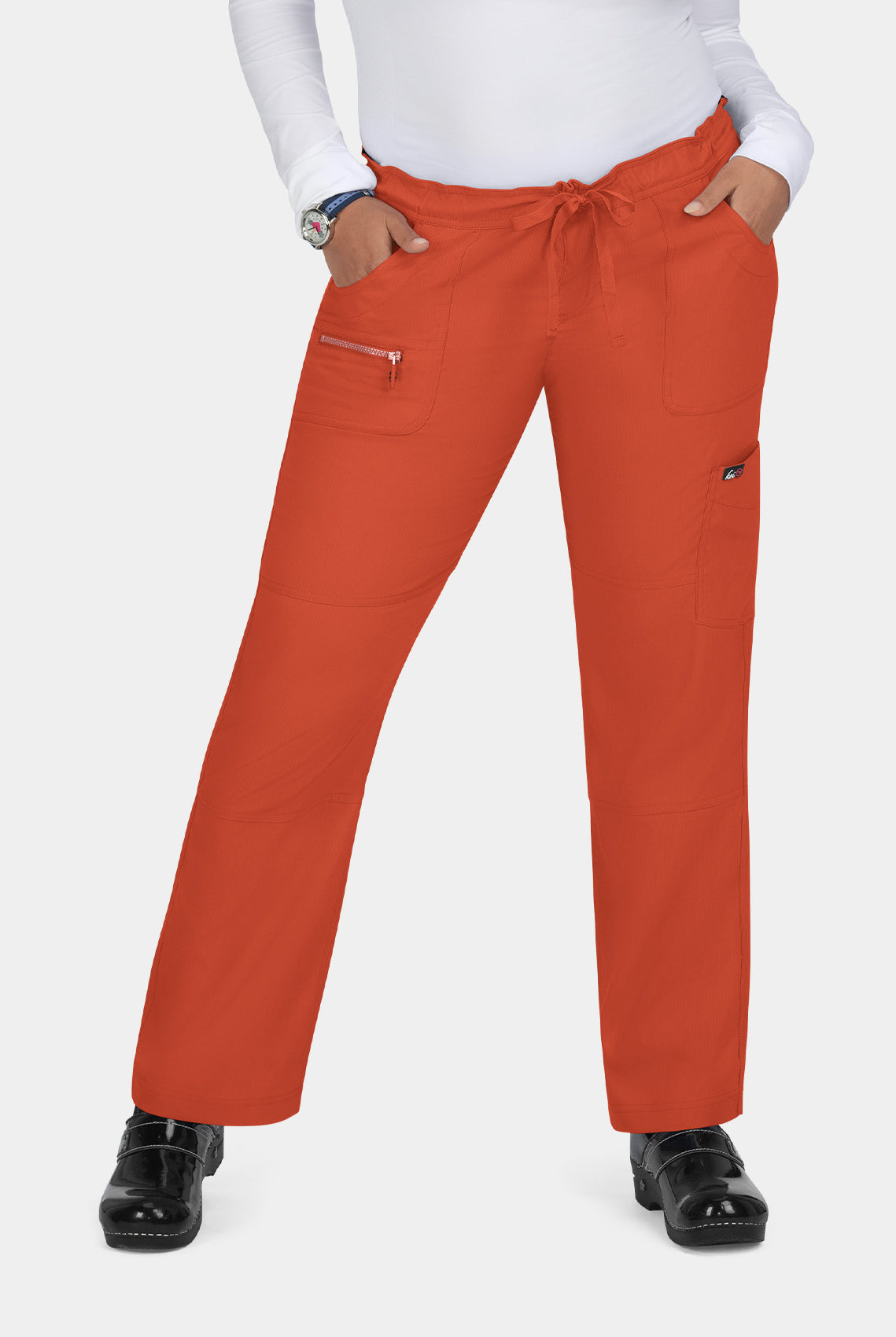 Pantalon médical femme Koi Lite Paix - Terracotta - dos