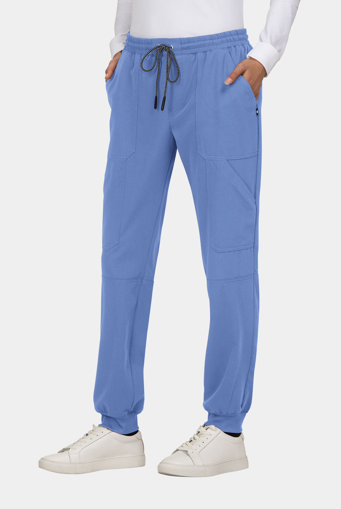 Pantalon médical femme Koi Next Gen Bonnes ondes bleu ciel
