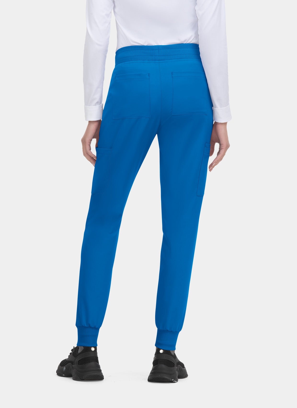 Pantalon médical femme Pulse Joggers - Bleu roi - dos