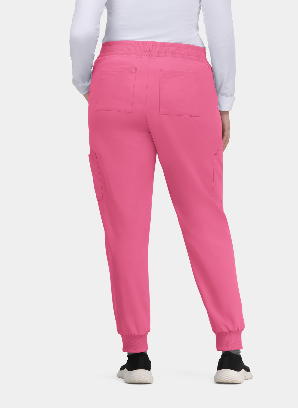 Pantalon médical femme Pulse Joggers - Rose framboise - dos
