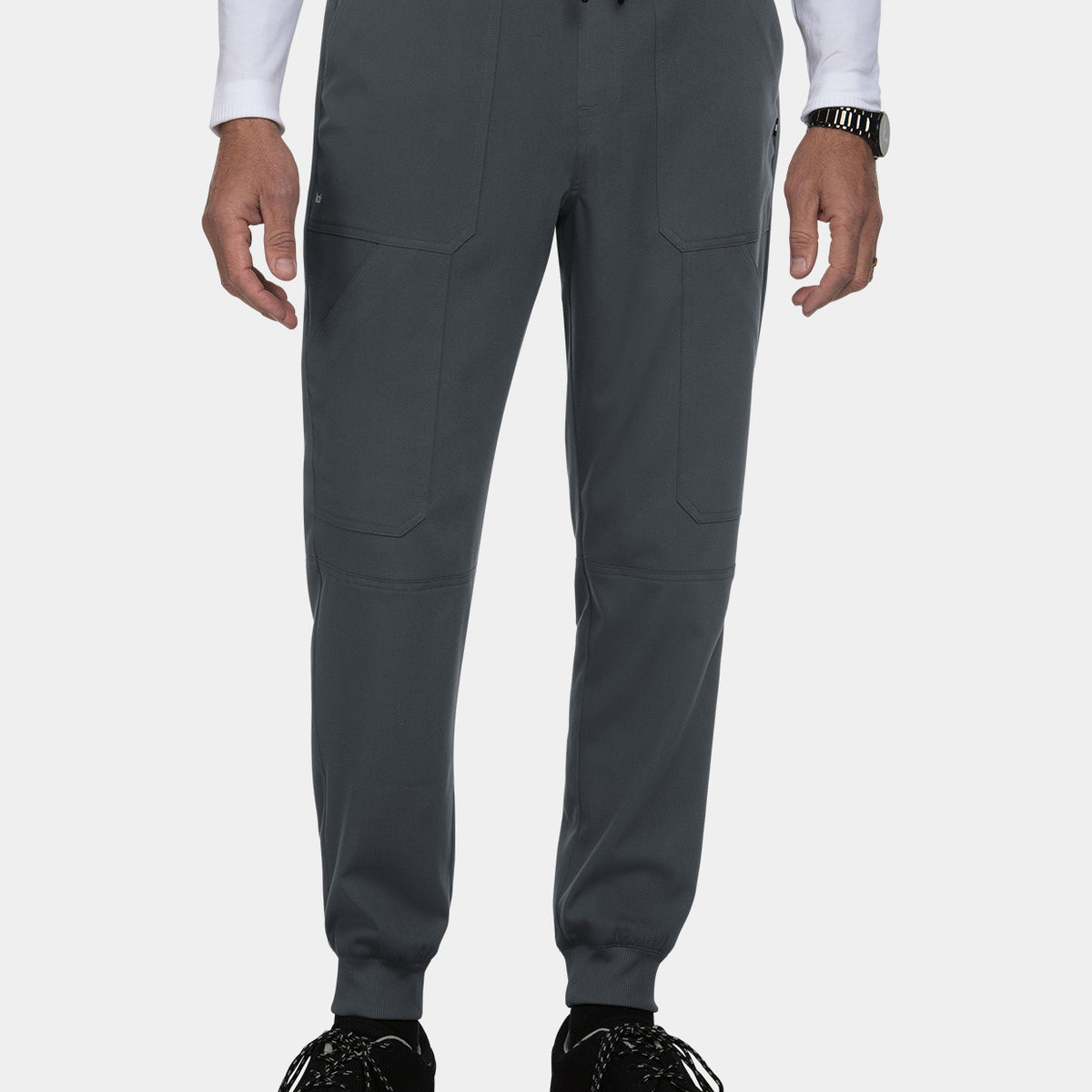 Pantalon médical pour homme cargo ajusté kaki Neptune