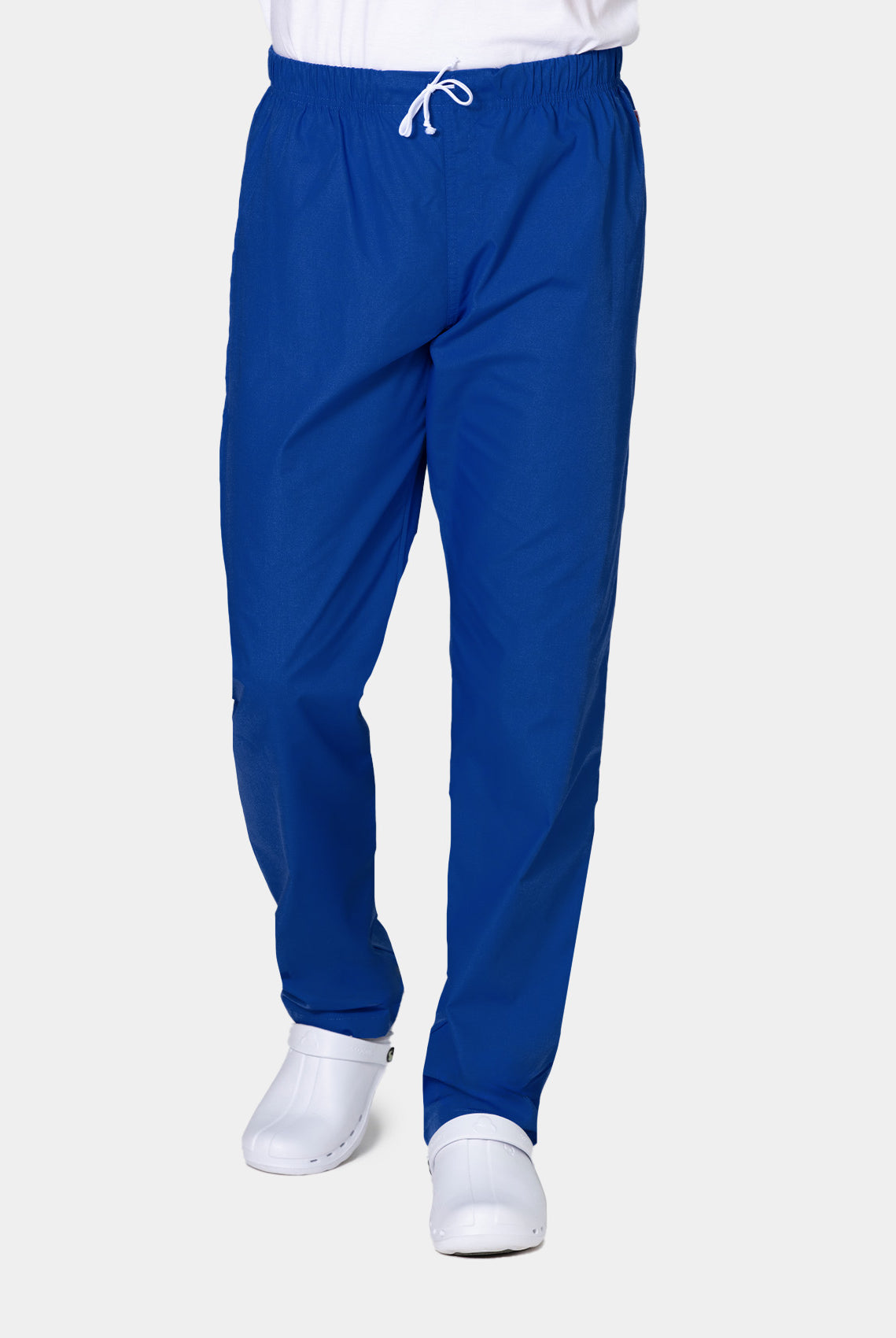 Pantalon médical unisexe HappyFIT - Regal Blue (Galaxie) - face
