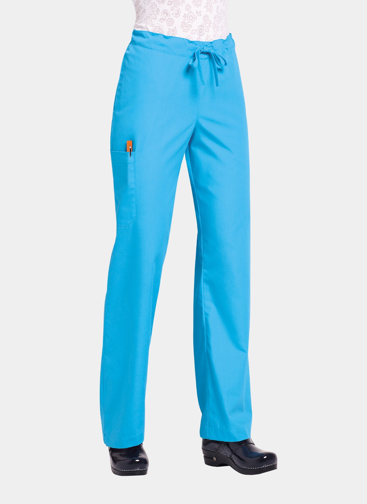 Pantalon médical unisexe Huntington Orange Standard Bleu électrique