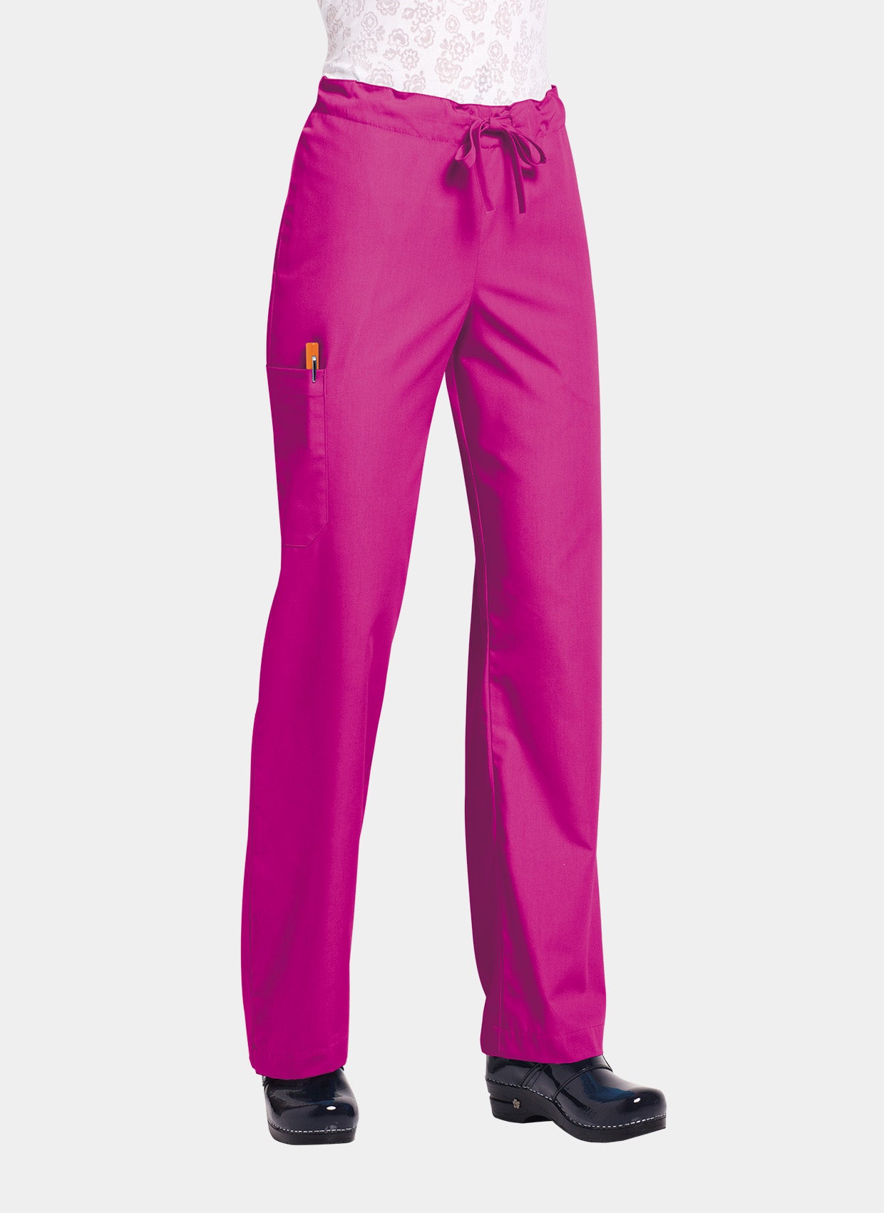 Pantalon médical unisexe Huntington Orange Standard Fierce Fuchsia
