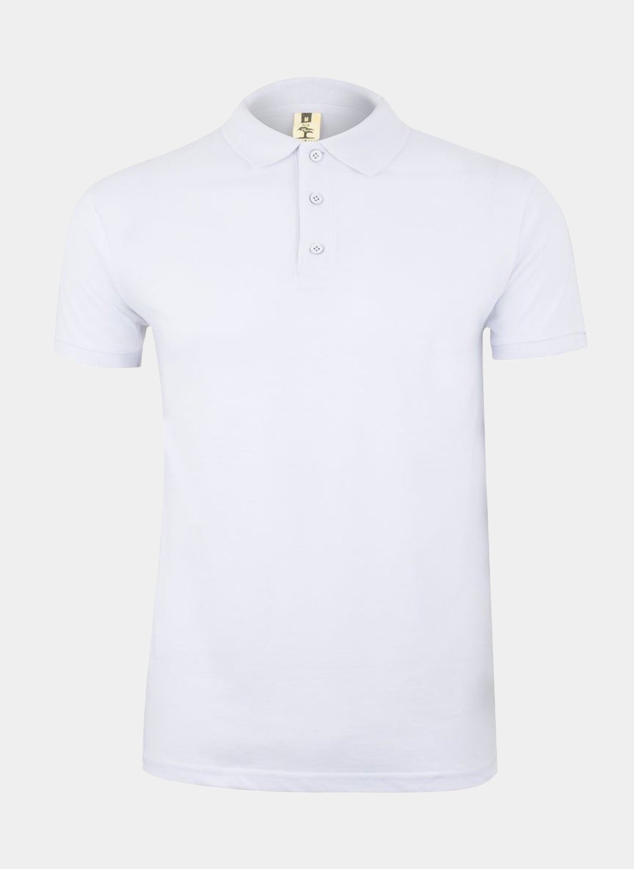 Polo unisexe Gibson à manches courtes – Blanc