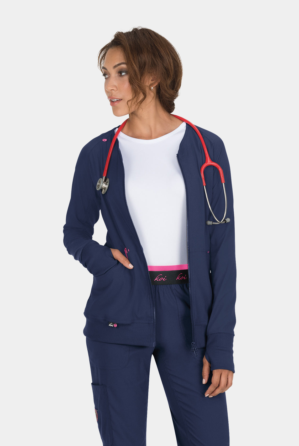 Veste passe couloir femme Koi Lite Clarity-Bleu-Marine