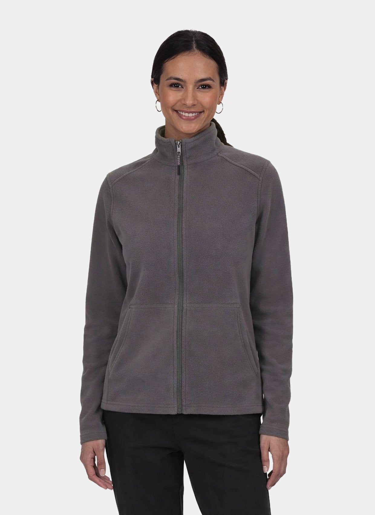 Face veste polaire médicale unisexe Perth – Anthracite
