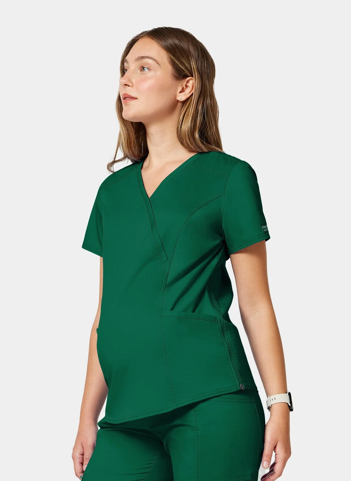 Cerokee Revolution blouse medicale femme marternite vert foret cote
