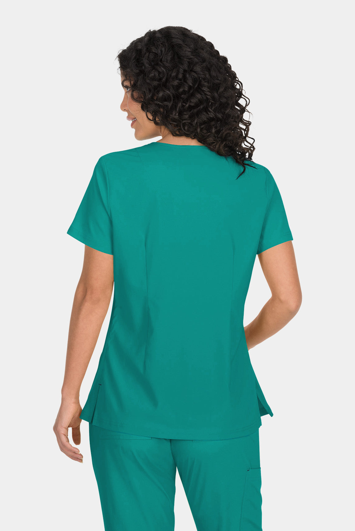 Blouse médicale femme Koi Basics Katie Dos - Bleu canard