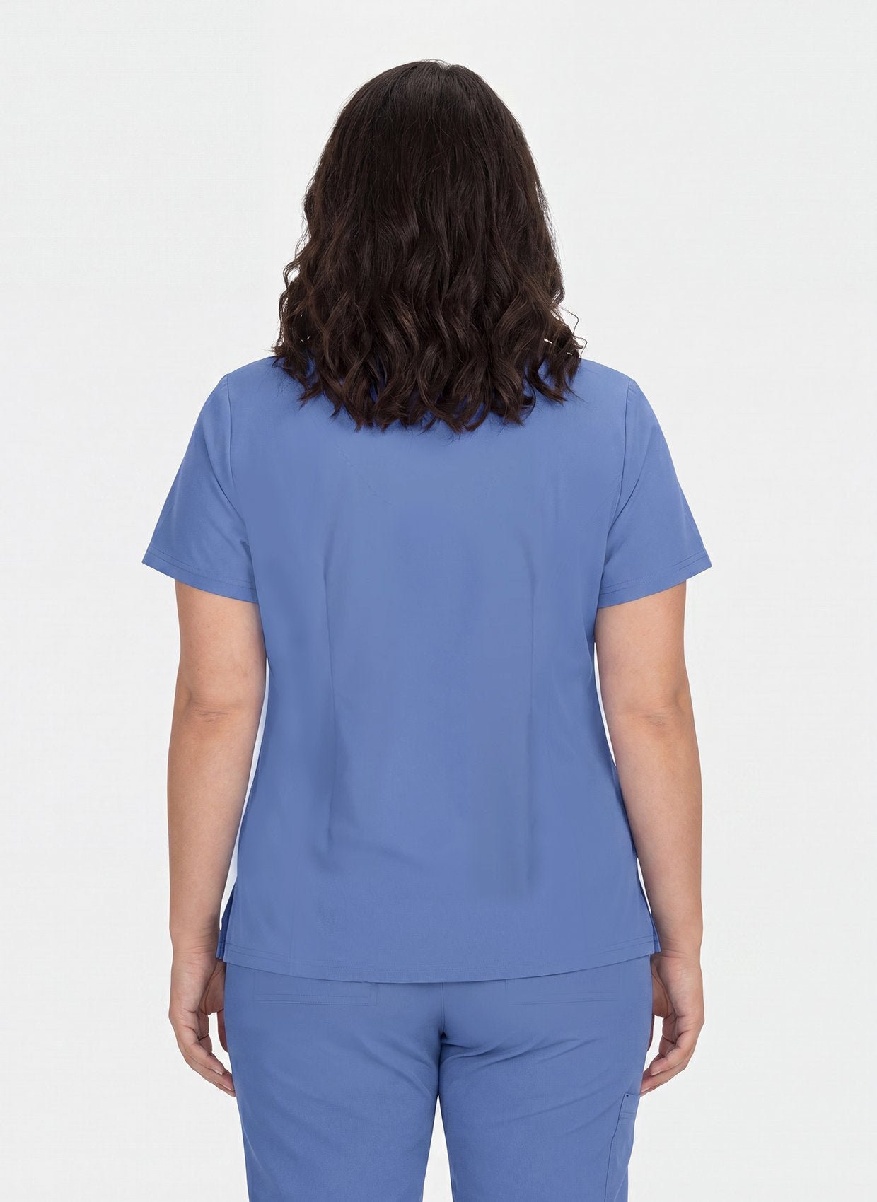 Blouse médicale femme Koi Basics Katie Dos - Bleu ciel
